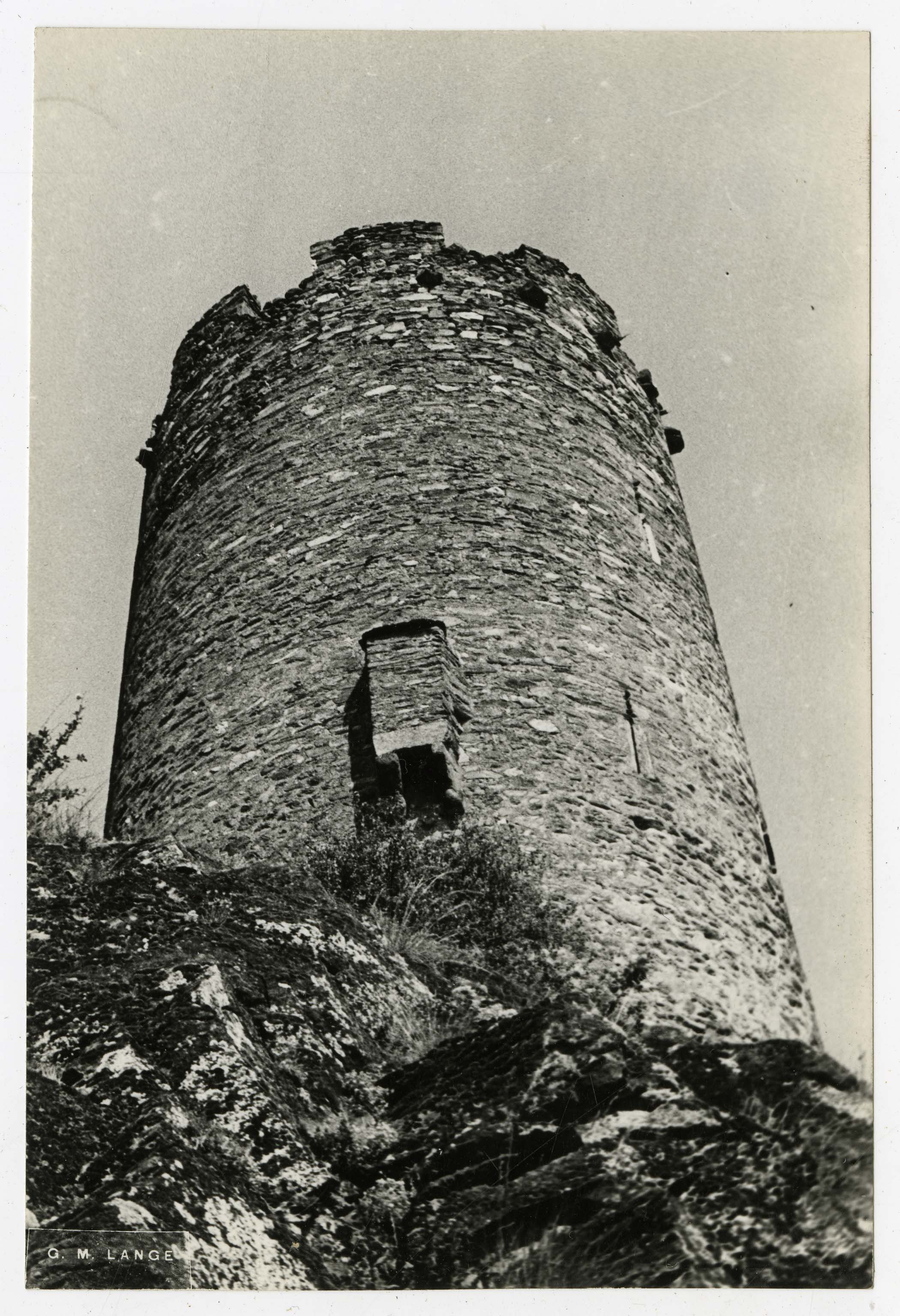 Villeneuve - Castello di Châtel-Argent (positivo) di Lange, Guglielmo (terzo quarto XX)