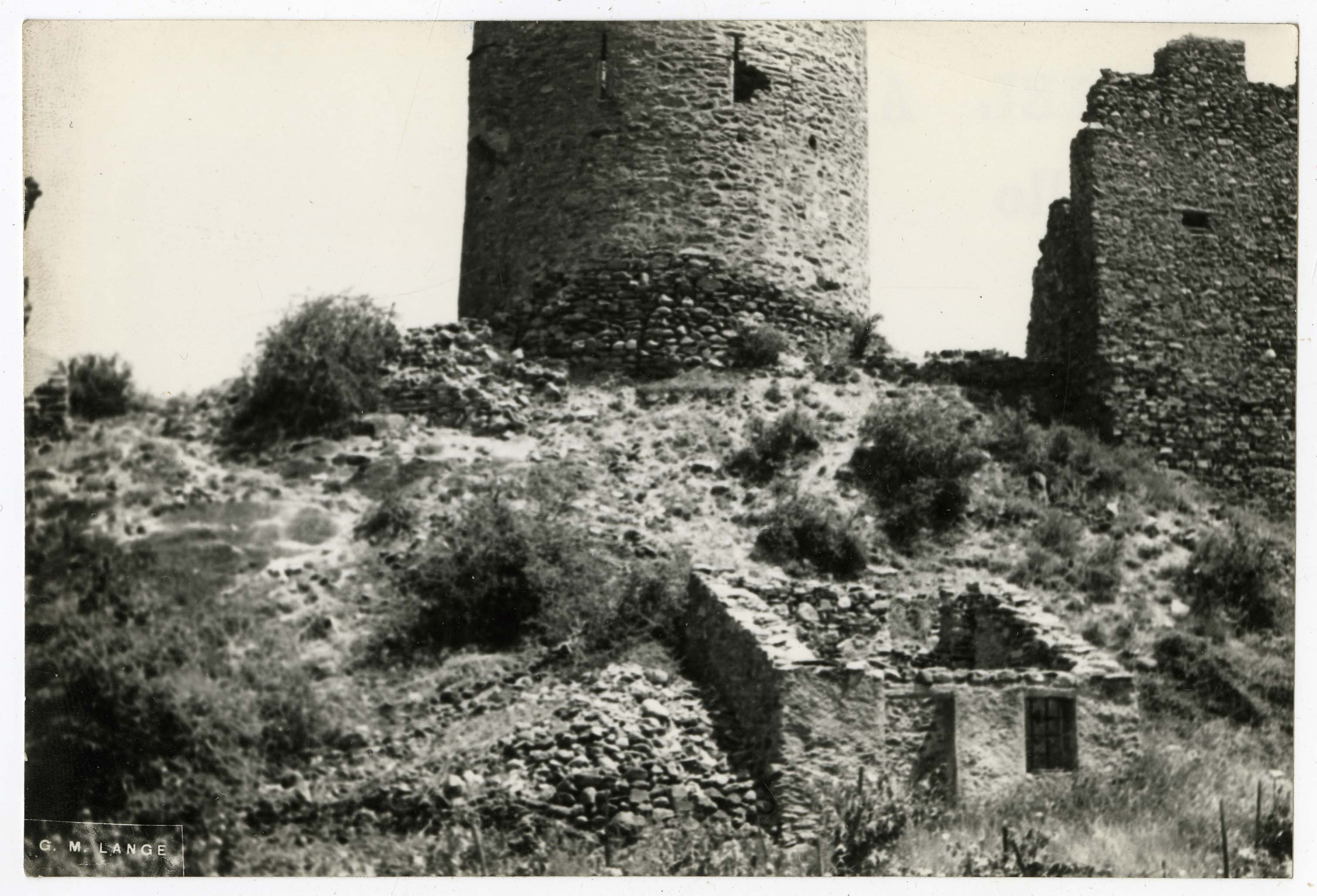 Villeneuve - Castello di Châtel-Argent (positivo) di Lange, Guglielmo (terzo quarto XX)