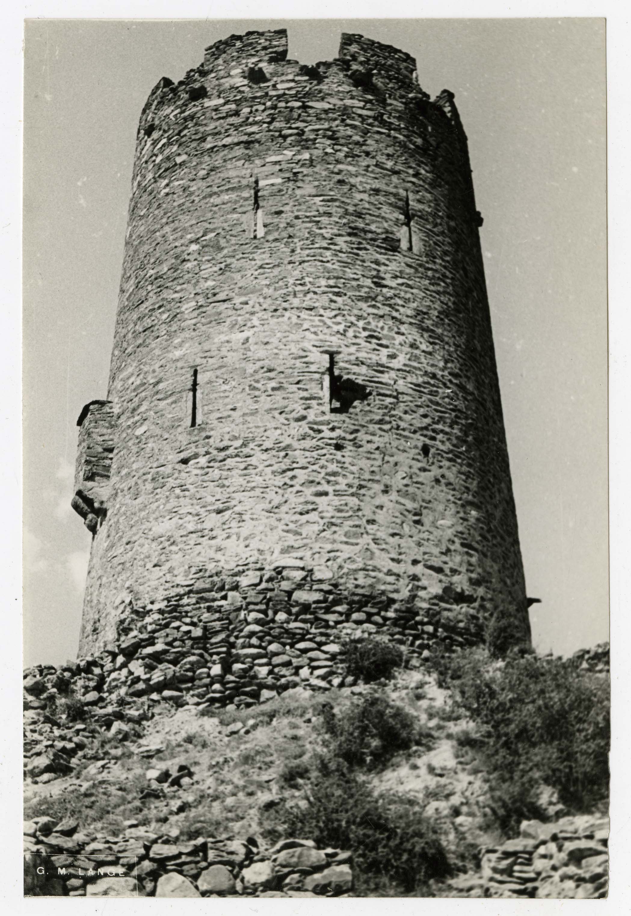 Villeneuve - Castello di Châtel-Argent (positivo) di Lange, Guglielmo (terzo quarto XX)