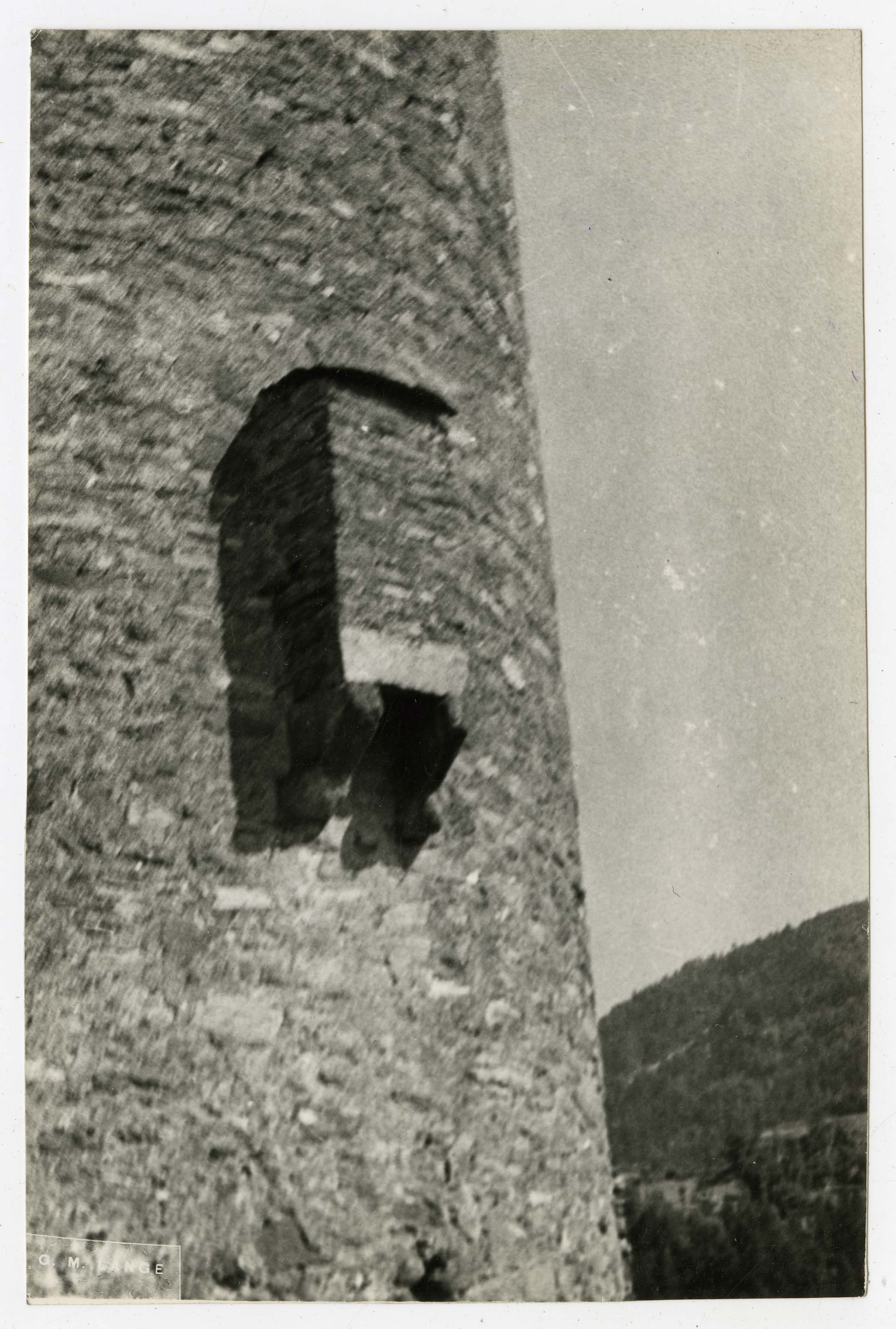 Villeneuve - Castello di Châtel-Argent (positivo) di Lange, Guglielmo (terzo quarto XX)