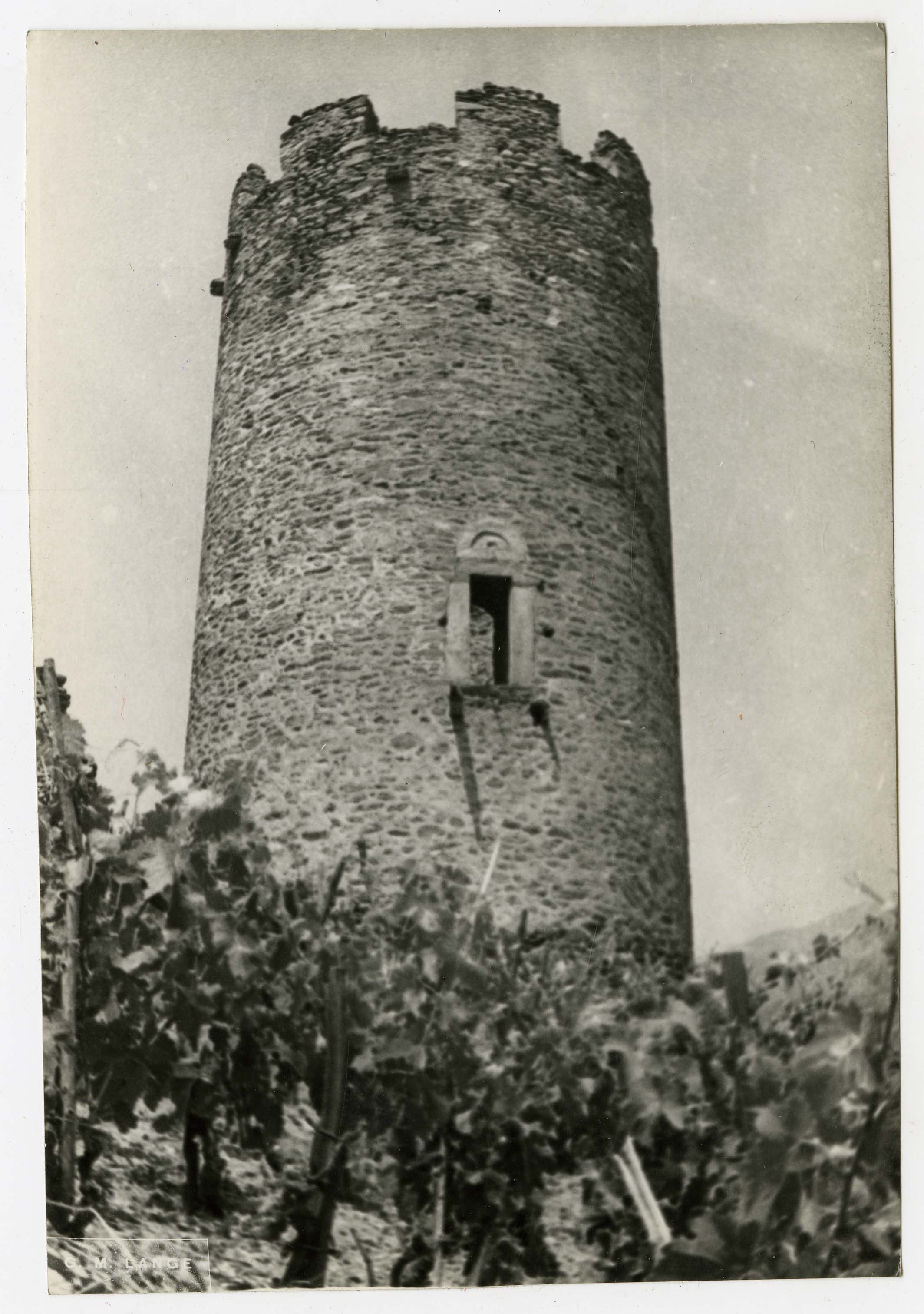 Villeneuve - Castello di Châtel-Argent (positivo) di Lange, Guglielmo (terzo quarto XX)