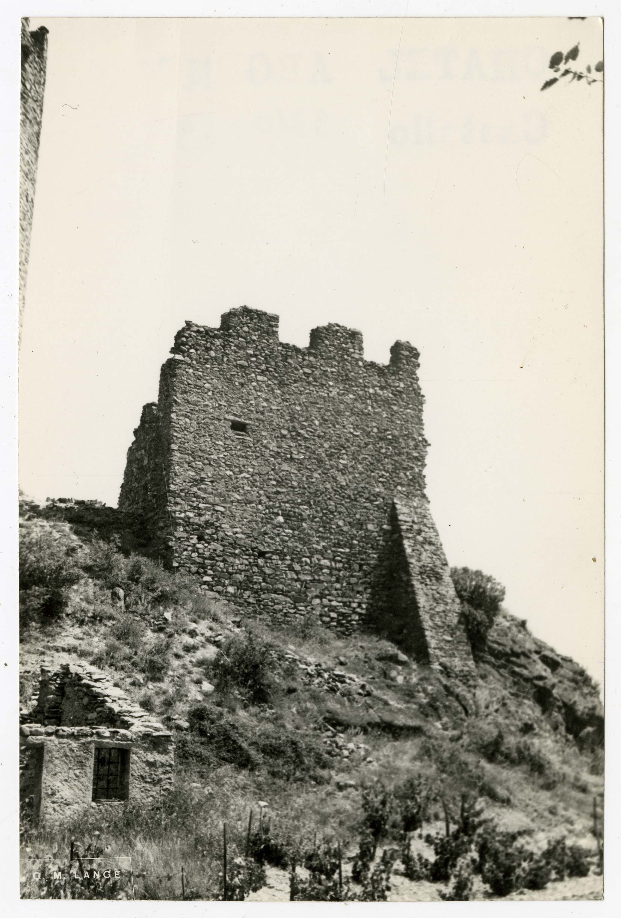 Villeneuve - Castello di Châtel-Argent (positivo) di Lange, Guglielmo (terzo quarto XX)