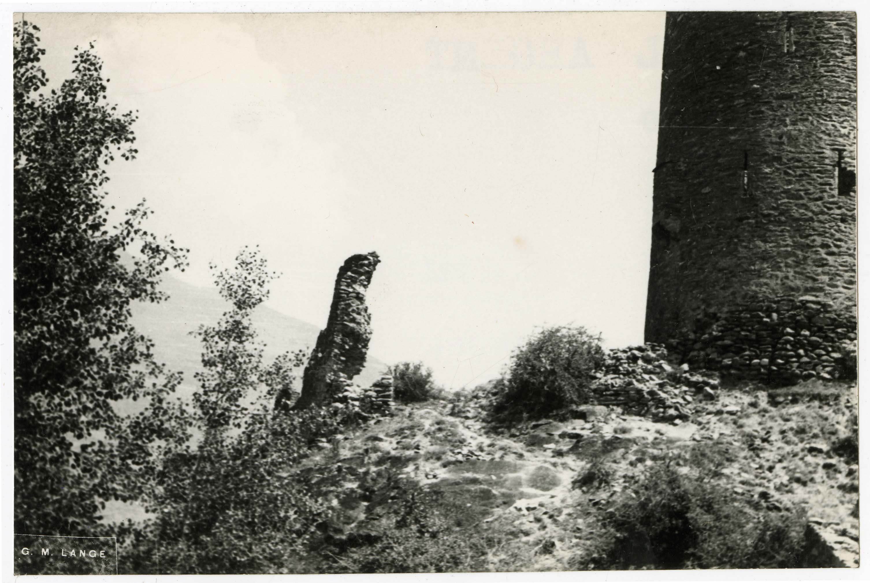 Villeneuve - Castello di Châtel-Argent (positivo) di Lange, Guglielmo (terzo quarto XX)