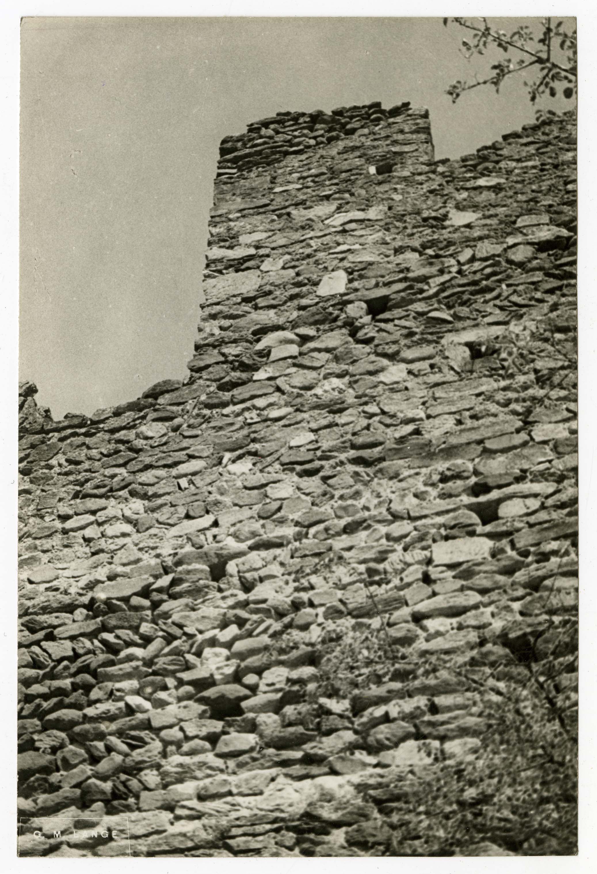 Villeneuve - Castello di Châtel-Argent (positivo) di Lange, Guglielmo (terzo quarto XX)