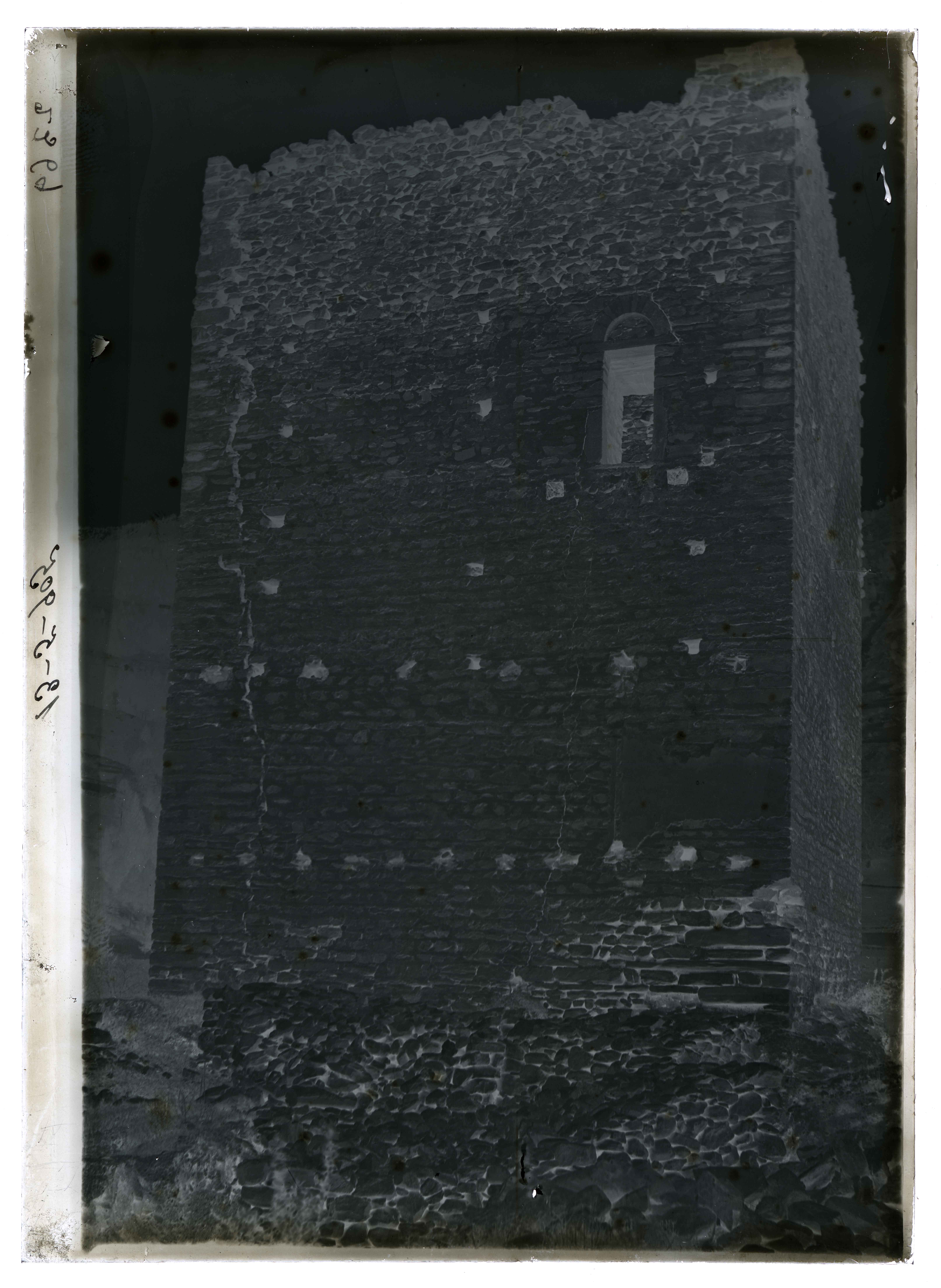 Gignod - Torre di Gignod (negativo) di Anonimo aostano (inizio XX)