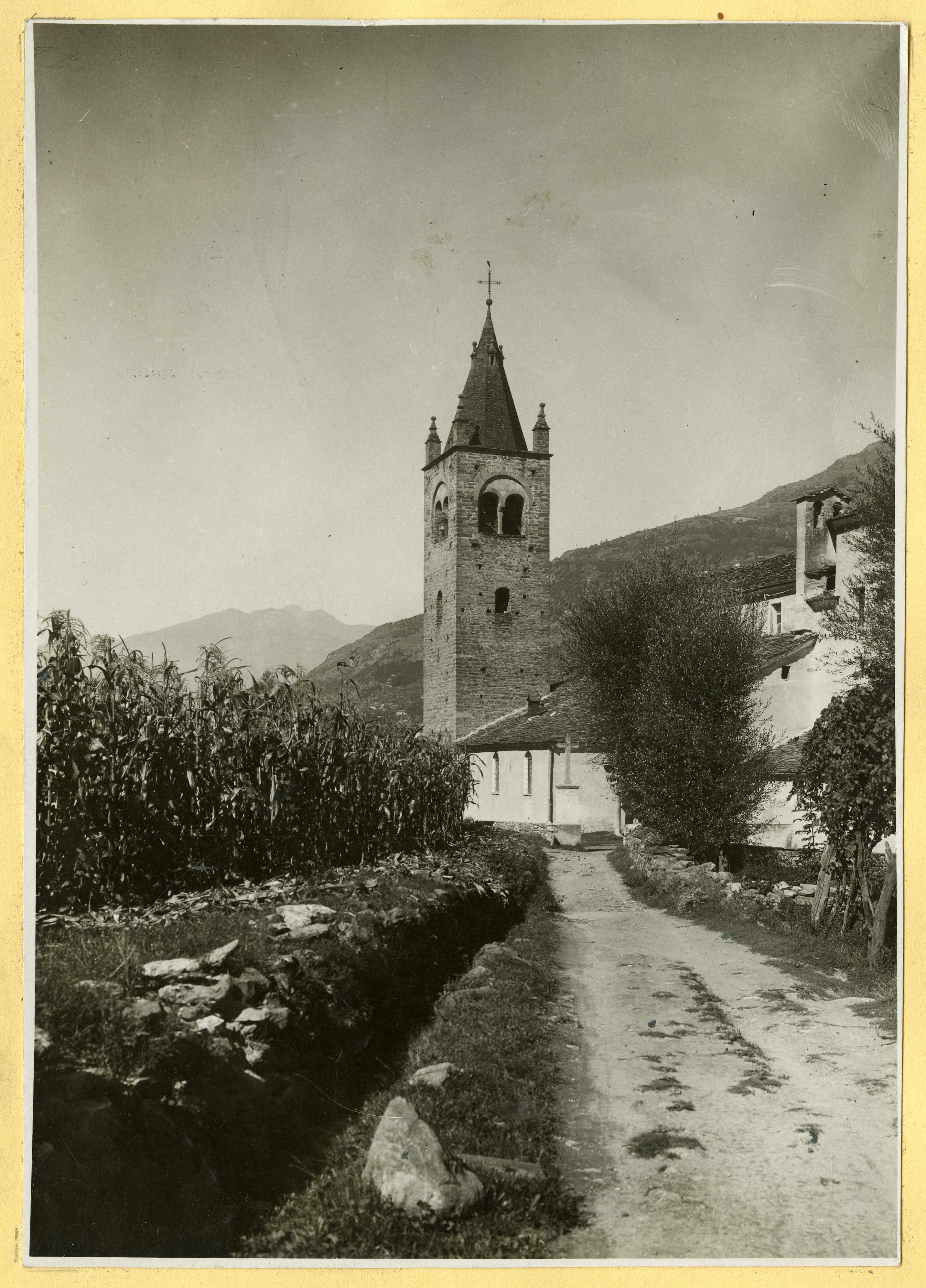 Valle d'Aosta - Architettura religiosa - Campanili (positivo) di Anonimo aostano (secondo quarto XX)