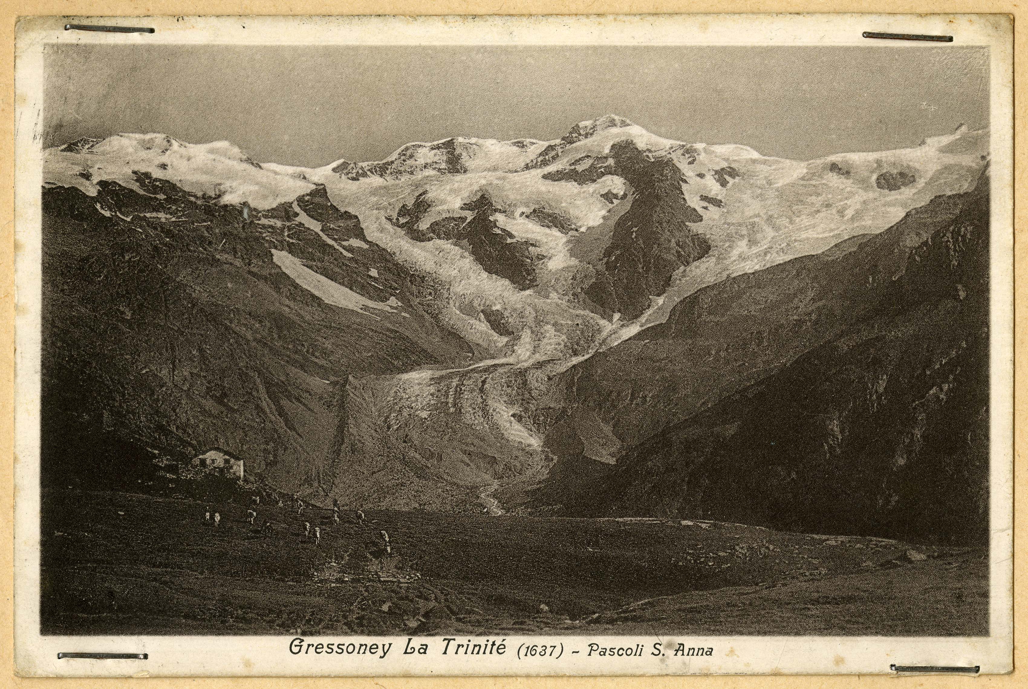 Valle d'Aosta - Vedute - Montagne (positivo) di Curta, Ernesto (primo quarto XX)