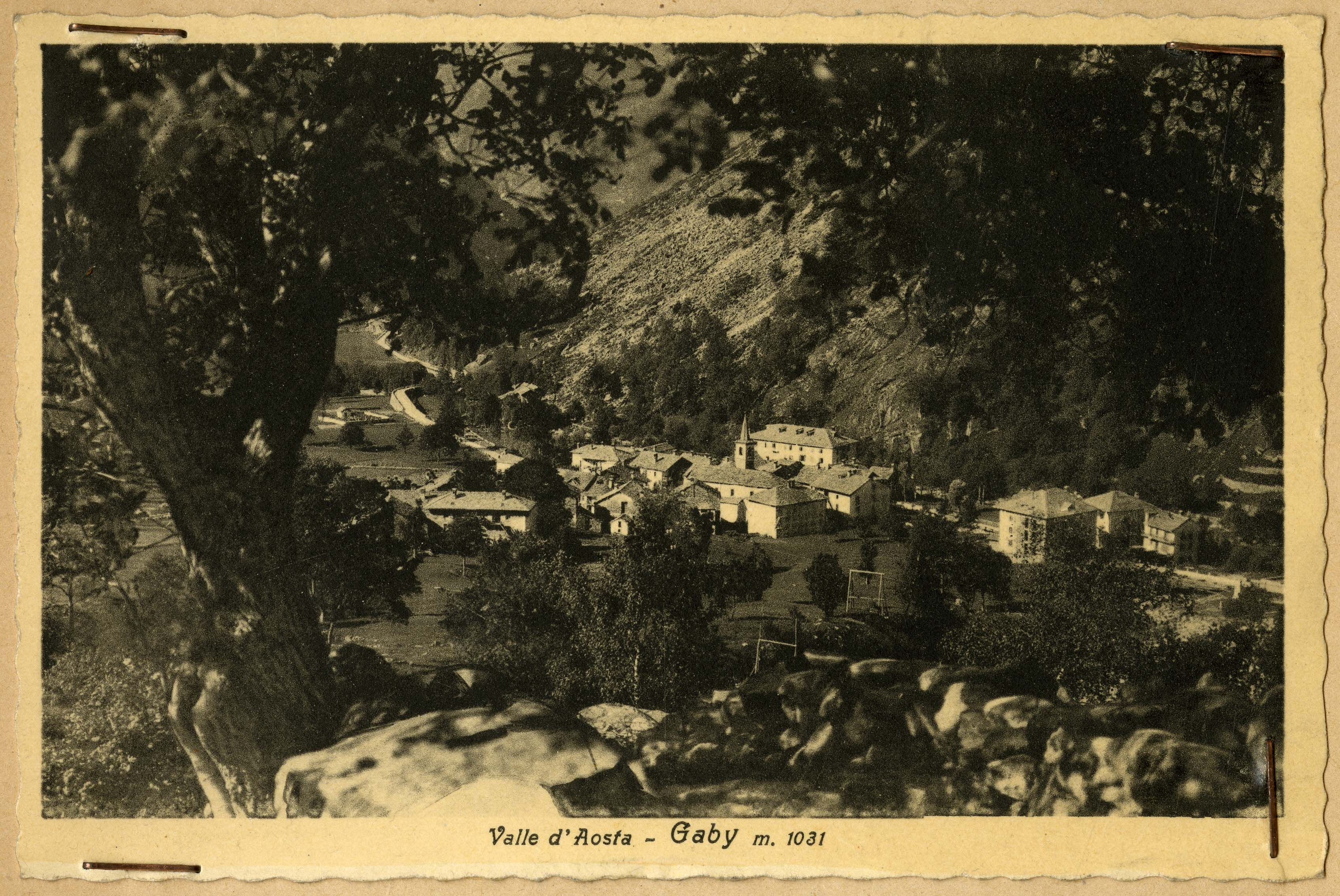 Gaby - Chiesa di San Michele (positivo) di Anonimo aostano (primo quarto XX)