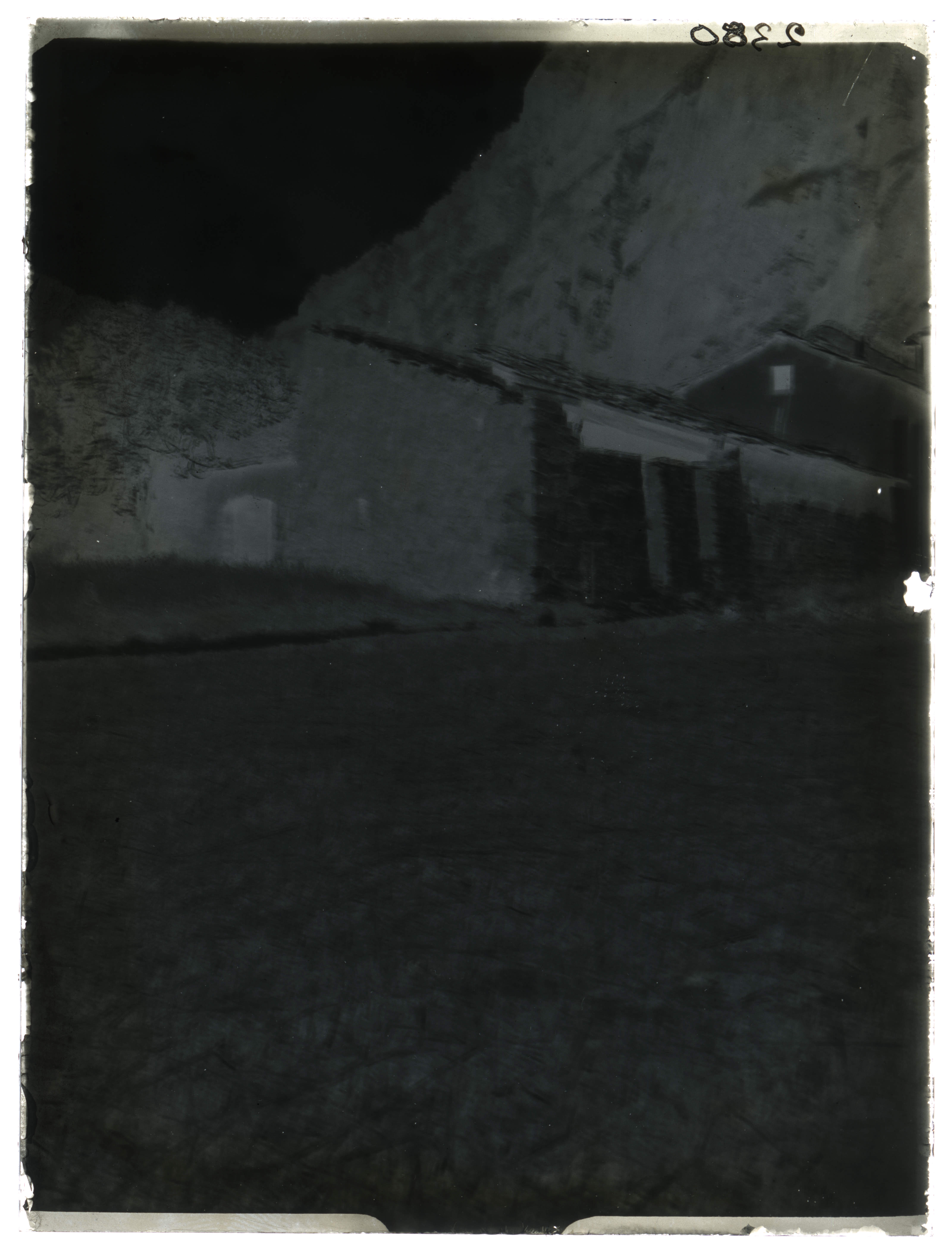 Verrès - Cascina La Grange Neuve (negativo) di Anonimo aostano (XX)