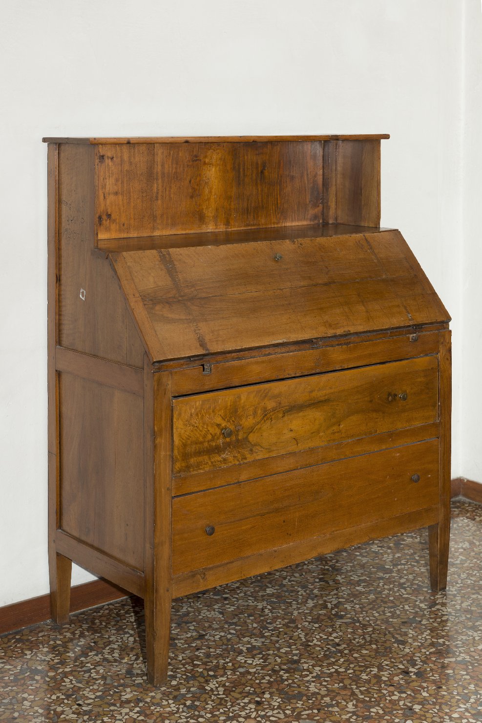 scrivania a ribalta, serie - bottega modenese (sec. XIX)