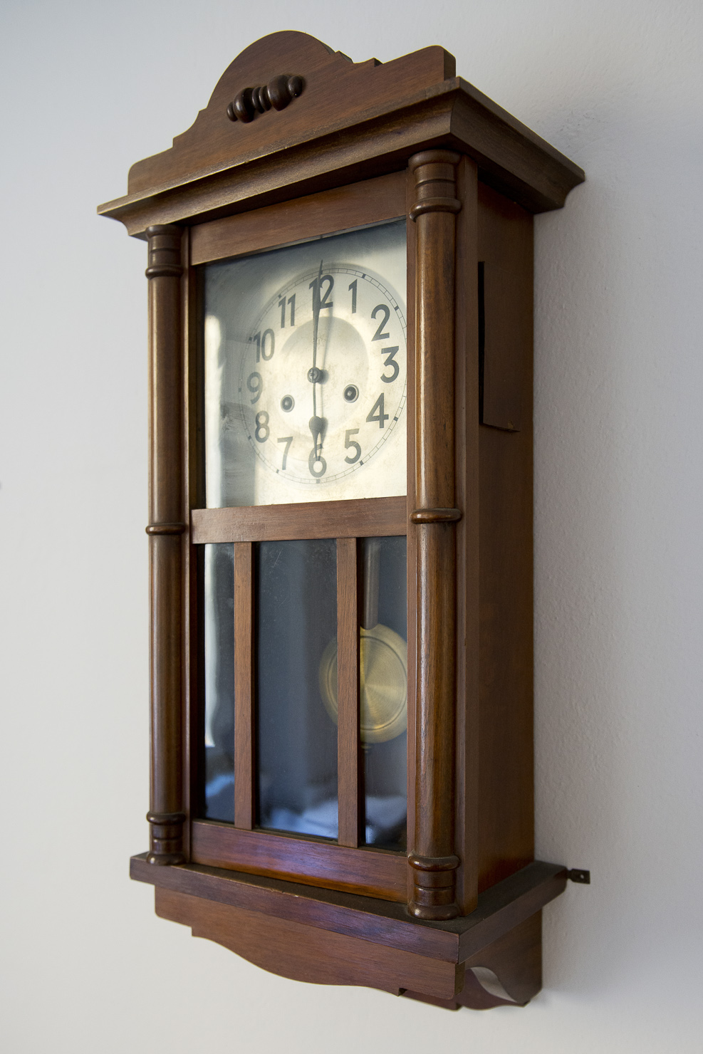 cassa di orologio a pendolo - bottega modenese (inizio sec. XX)