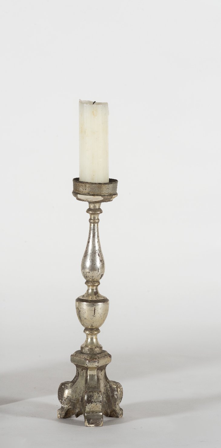 candeliere da chiesa - bottega emiliana (sec. XVIII)