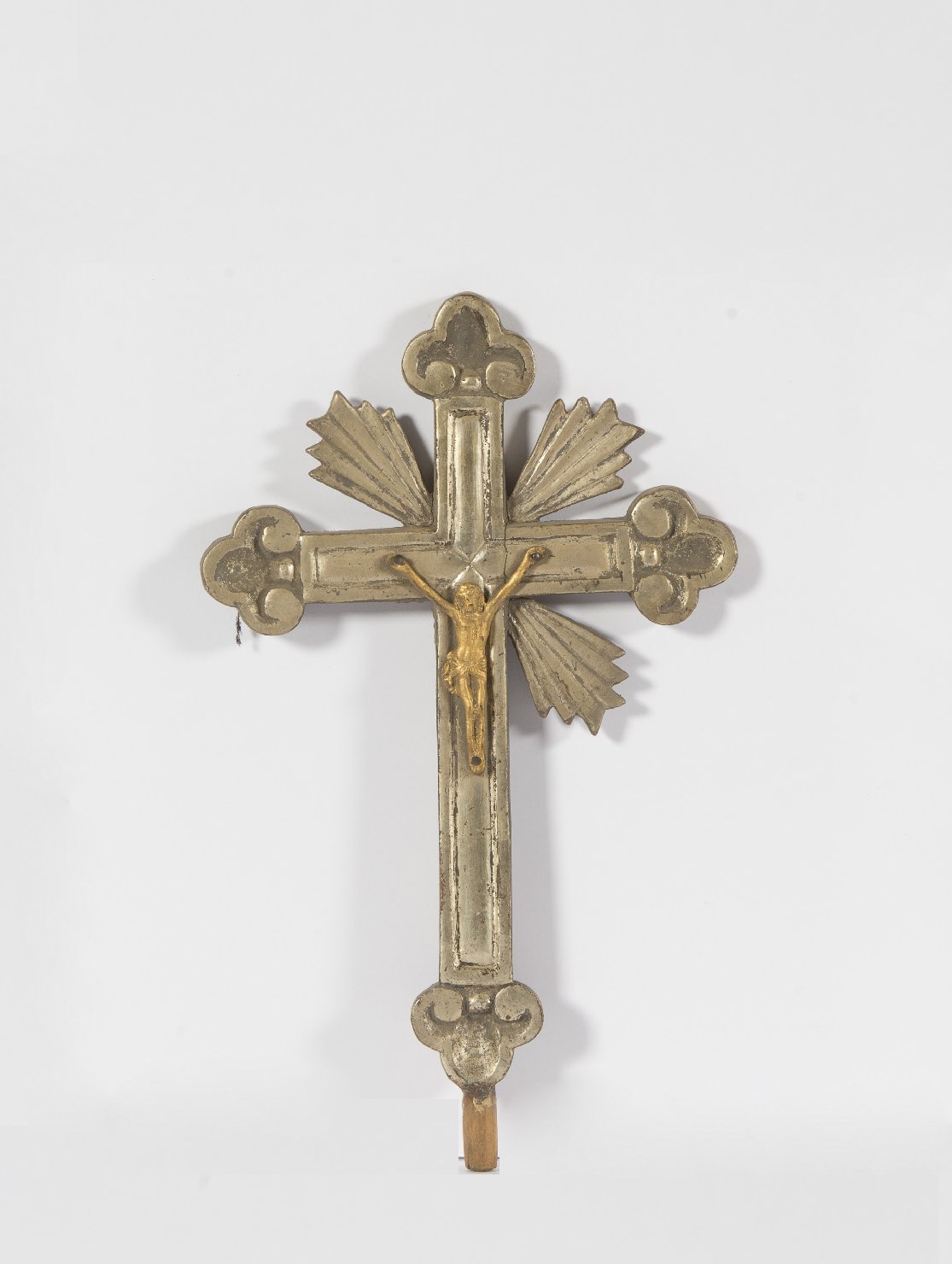 Cristo crocifisso (croce apicale) - bottega emiliana (sec. XVIII)