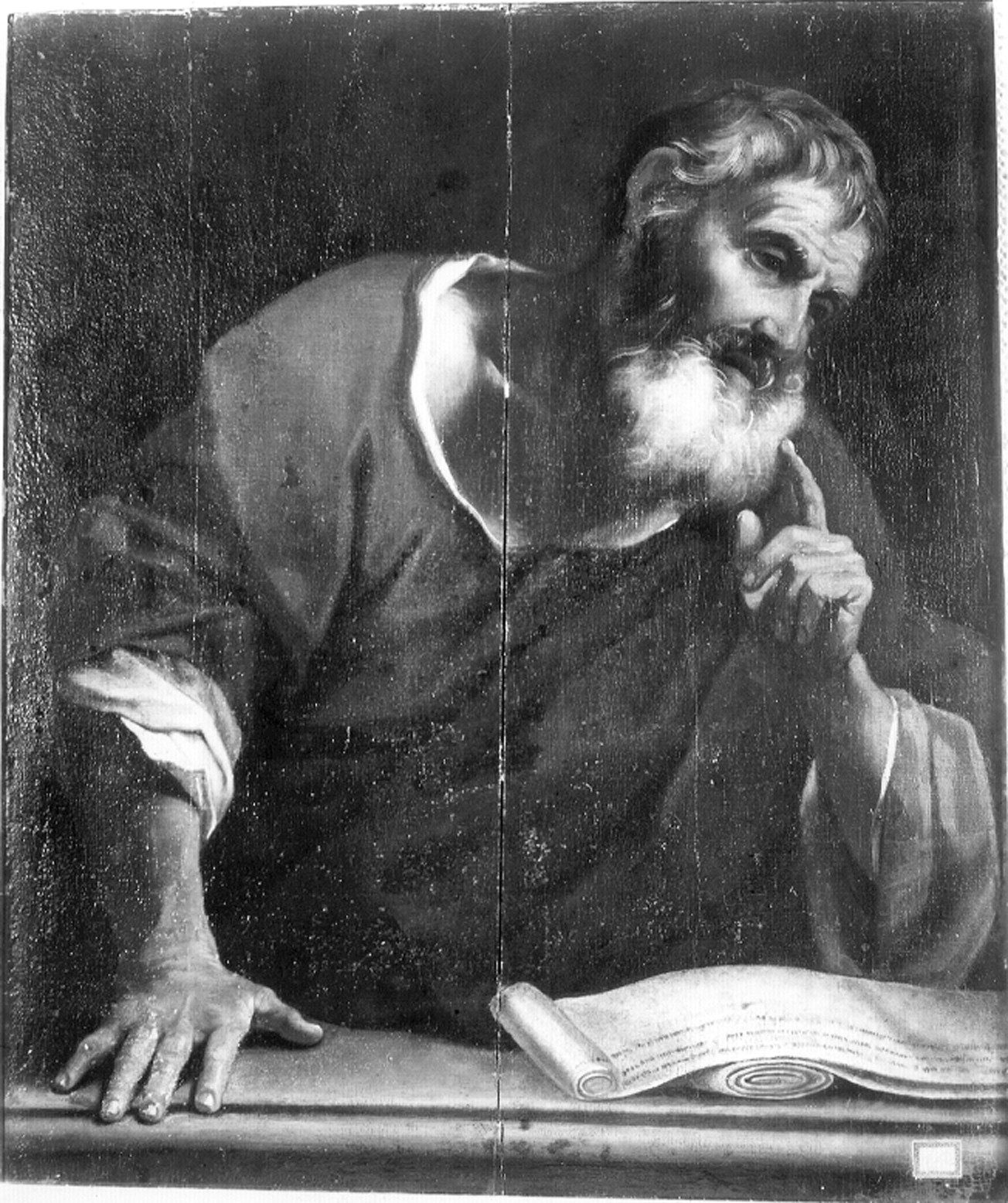 Autore ignoto. Filosofo - Genova - Museo dell’Accademia Ligustica di Belle Arti (negativo) di Foto cresta (prima metà XX)