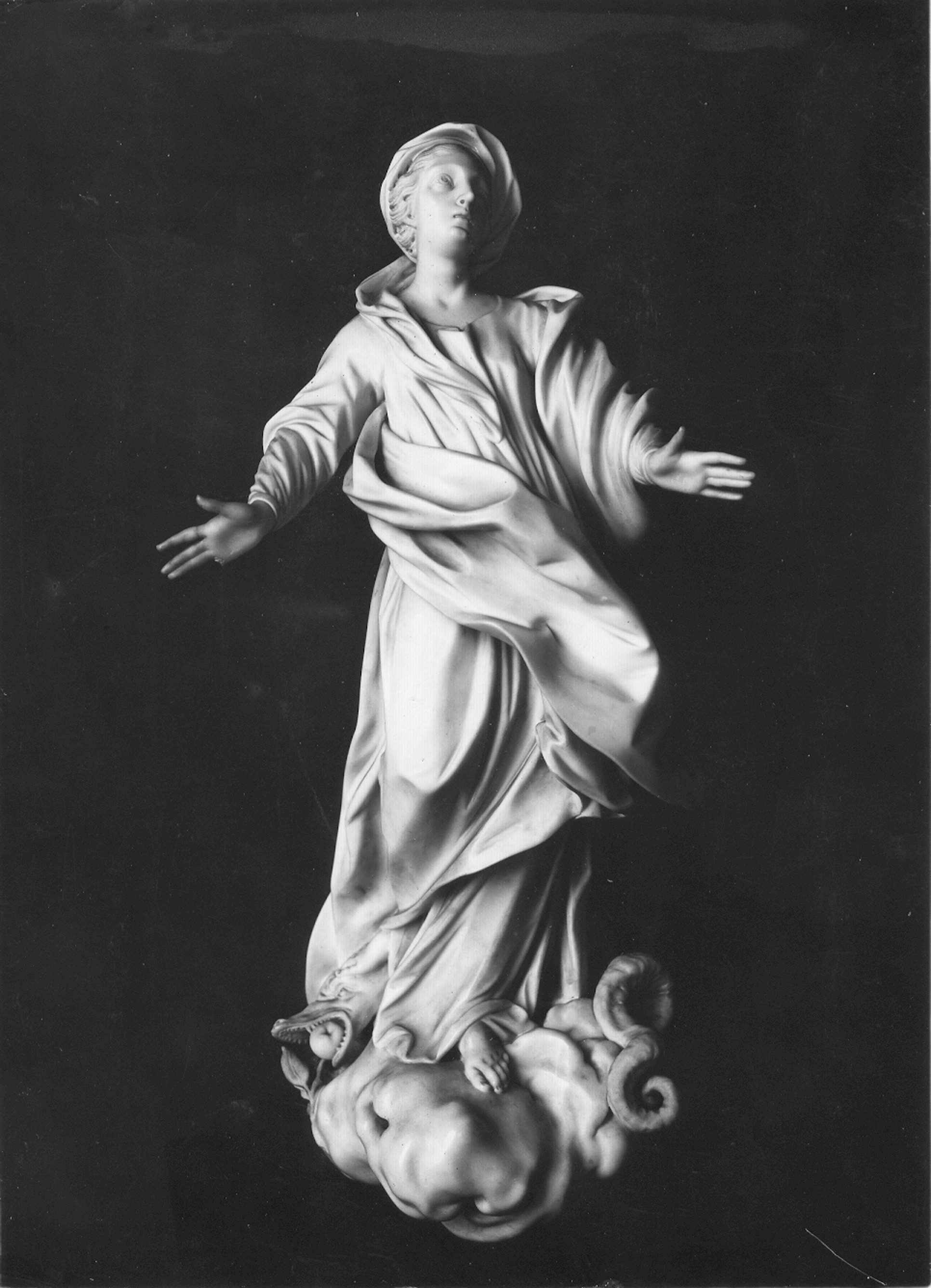 Schiaffino, Francesco Maria (ambito). Scultura, Madonna Immacolata - Genova - Villa Balbi Durazzo Gropallo allo Zerbino (negativo) di Foto Gasparini (metà XX)
