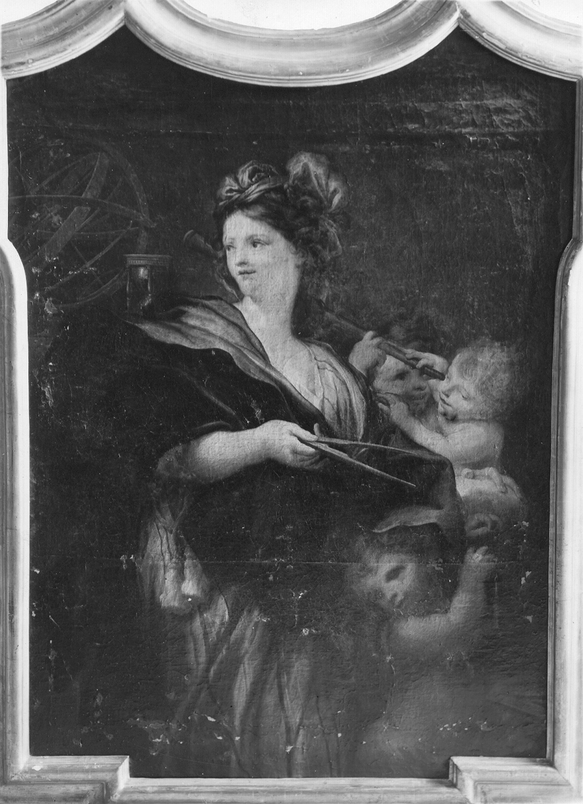 De Ferrari, Gregorio. Allegoria dell'Astronomia - Genova – Galleria Nazionale della Liguria a Palazzo Spinola di Pellicceria (negativo) di Gasparini, Renato (prima metà XX)