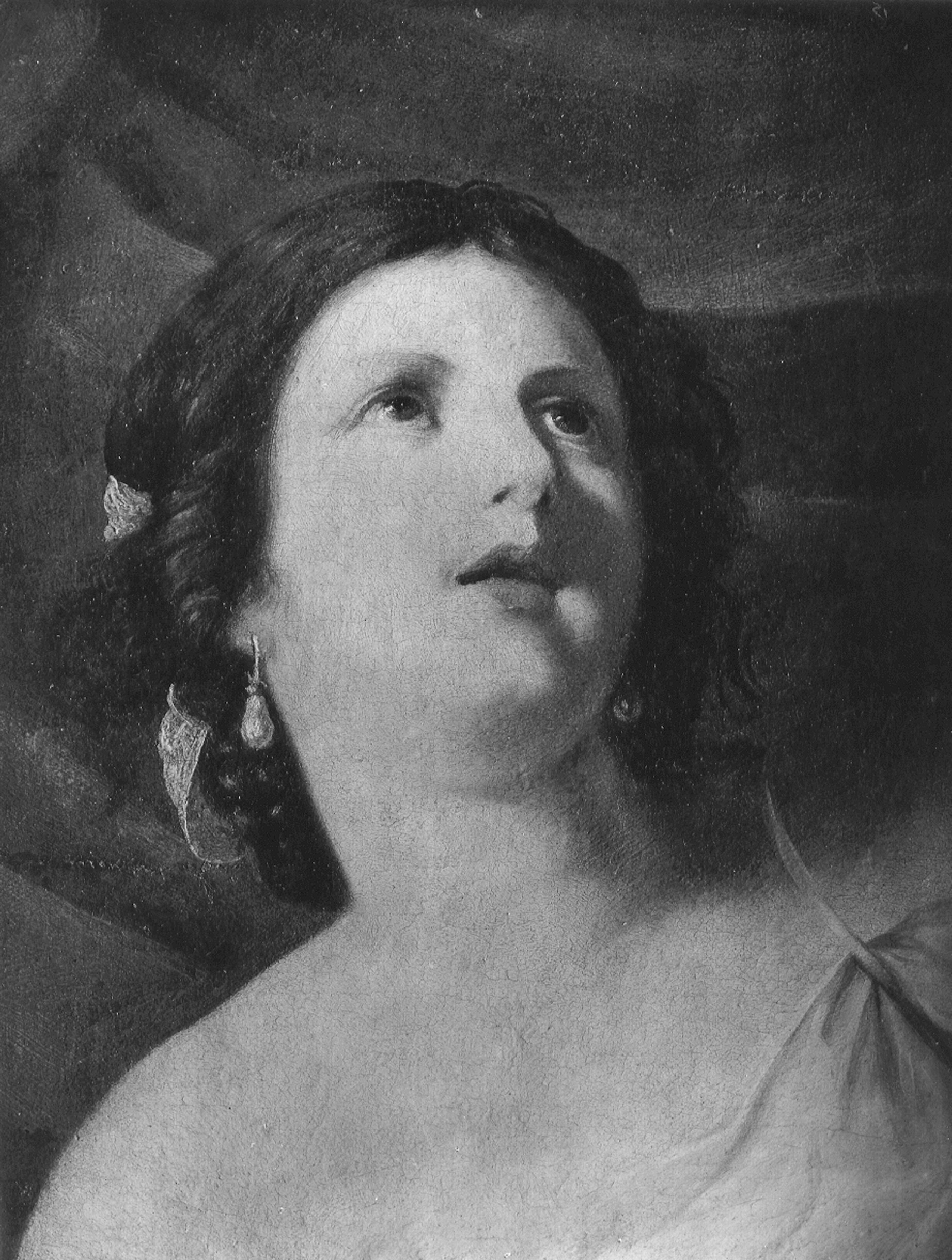 Autore ignoto. Figura femminile - Genova - Galleria Nazionale della Liguria a Palazzo Spinola di Pellicceria (negativo) di Gasparini, Renato (metà XX)