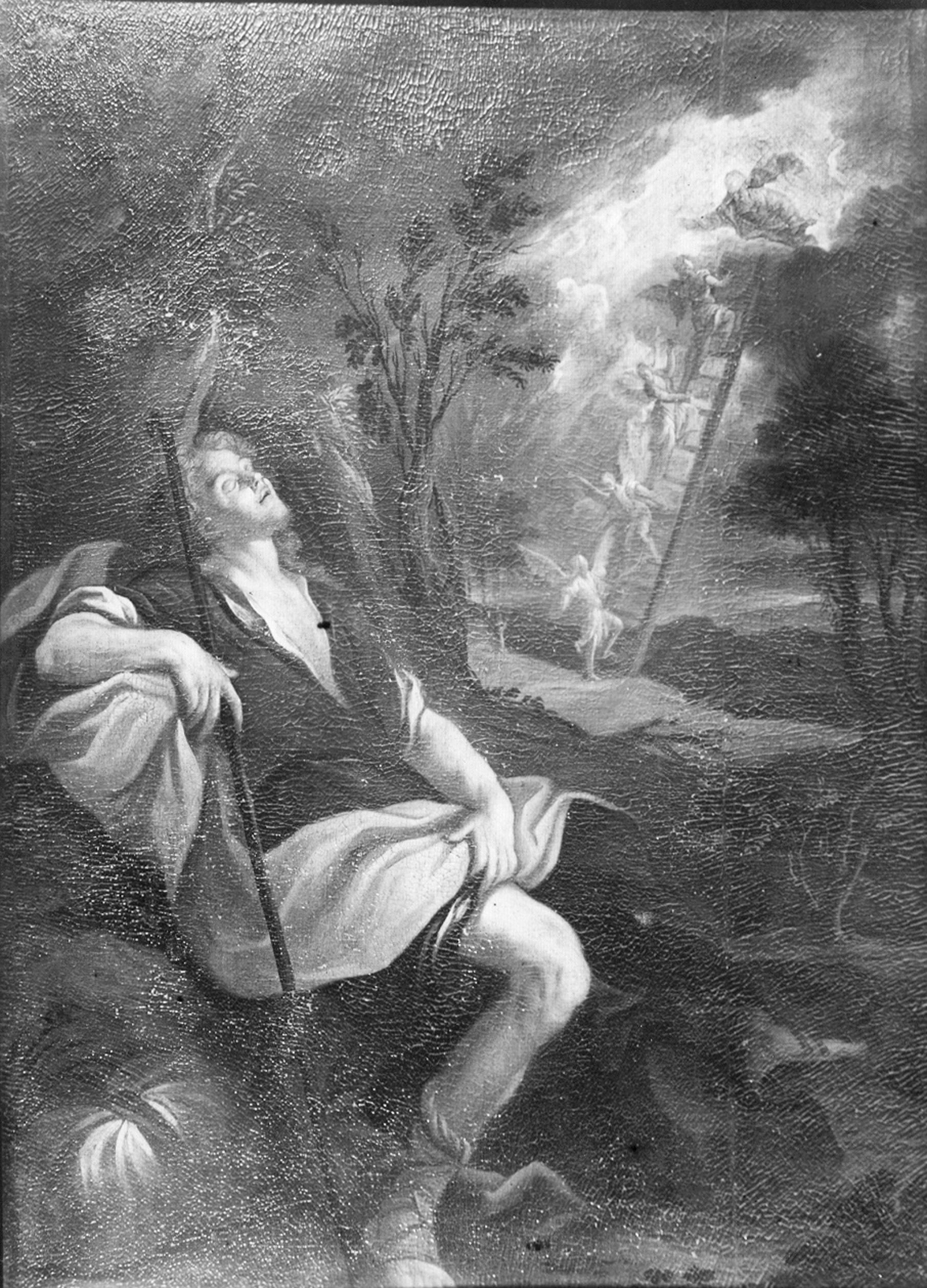 Bertolotto, Giovanni Lorenzo. Sogno di Giacobbe - Genova - Palazzo Piuma (negativo) di Foto Cresta (prima metà XX)