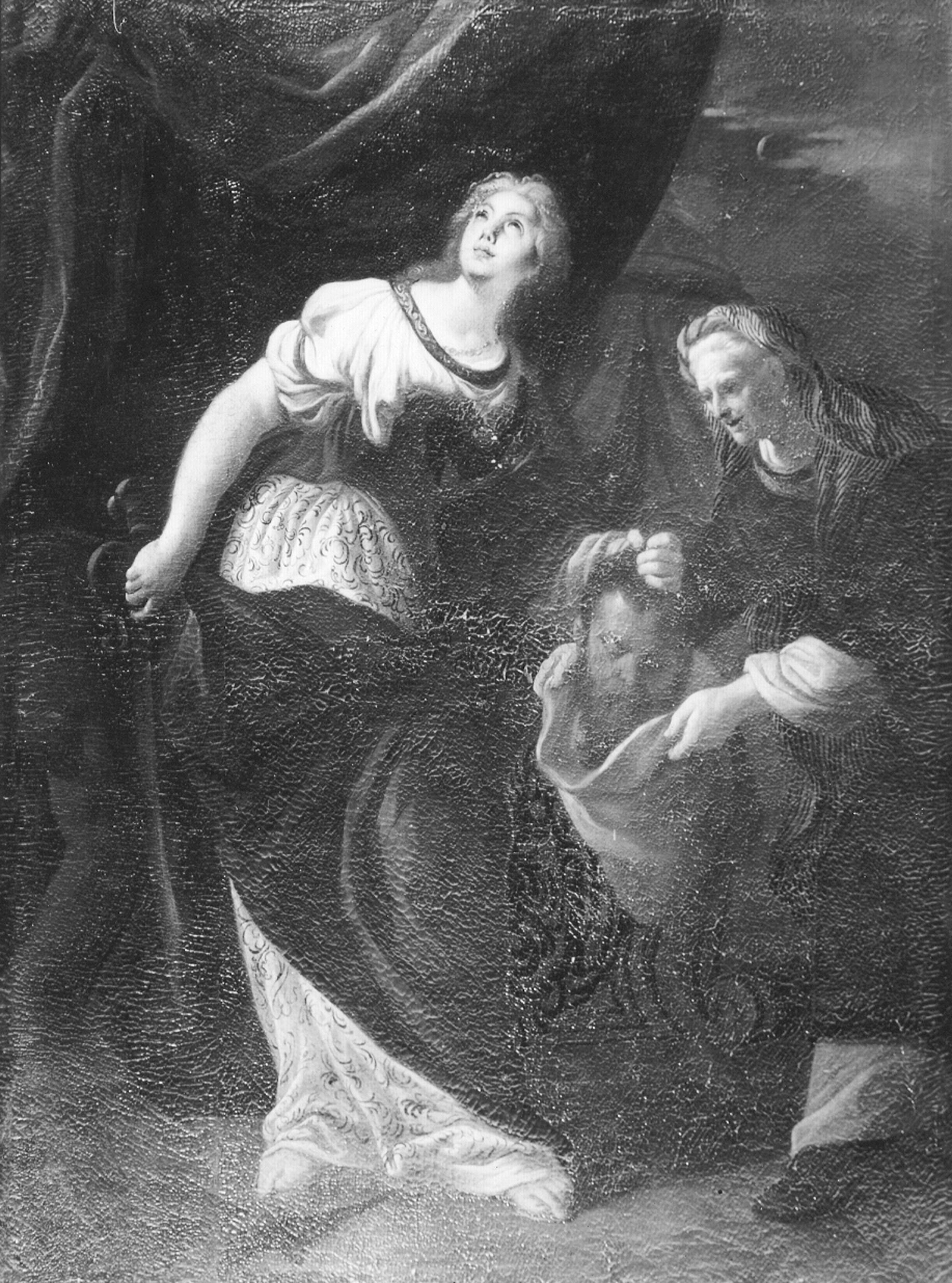 Bertolotto, Giovanni Lorenzo (ambito). Giuditta con la testa di Oloferne e la spada - Genova - Palazzo Piuma (negativo) di Foto Cresta (prima metà XX)