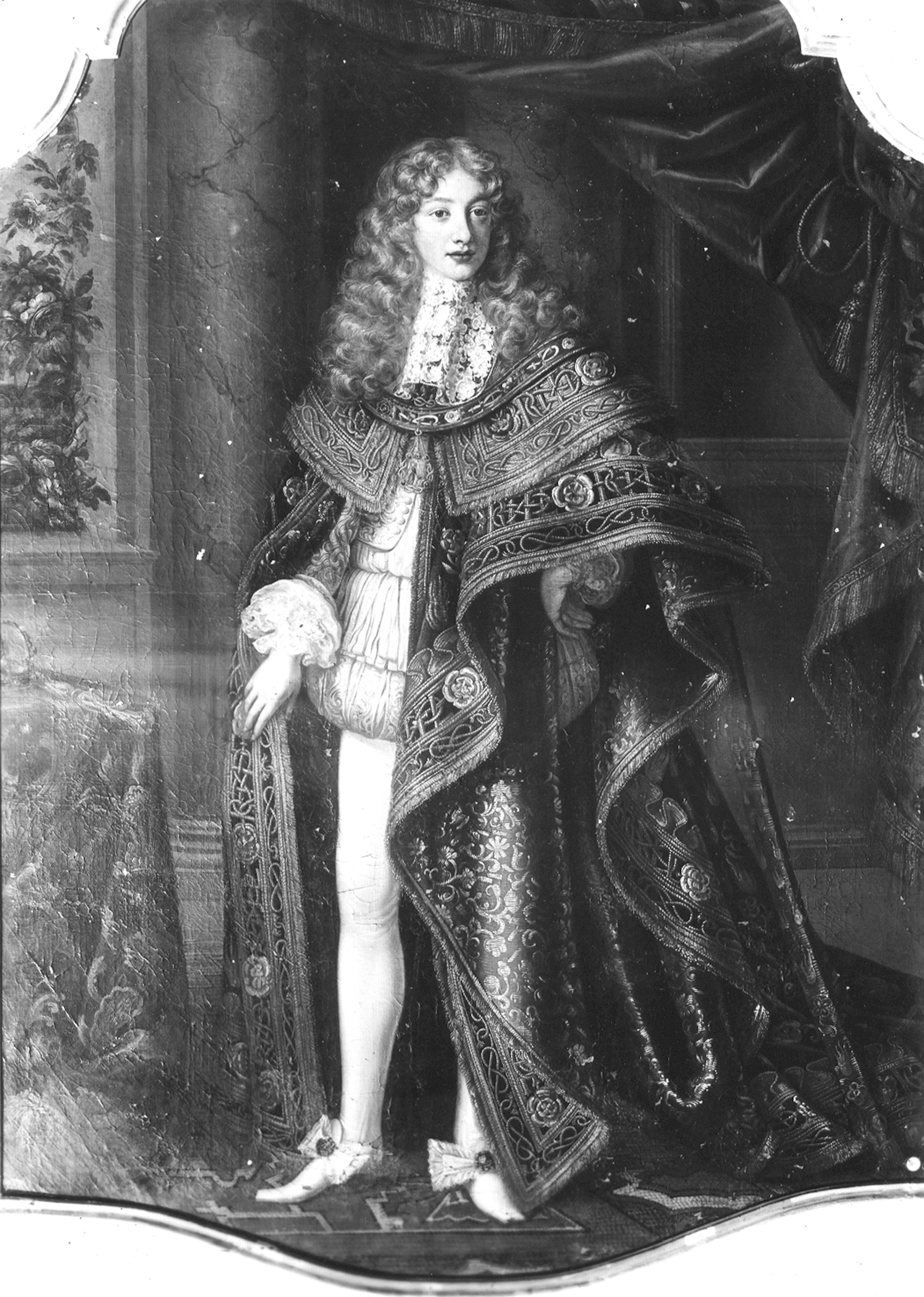 Autore ignoto. Ritratto di Vittorio Amedeo II - Genova - Museo di Palazzo Reale (negativo) di Proveniente da Palazzo Reale (prima metà XX)