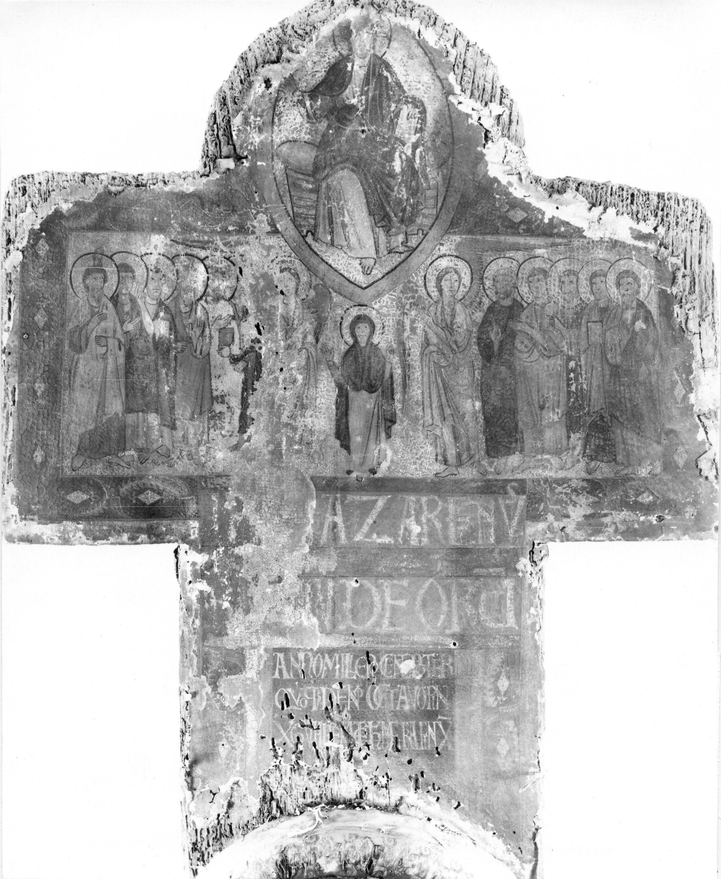 Maestro Guglielmo. Cristo crocifisso - Sarzana (SP) – Cattedrale (negativo) (prima metà XX)
