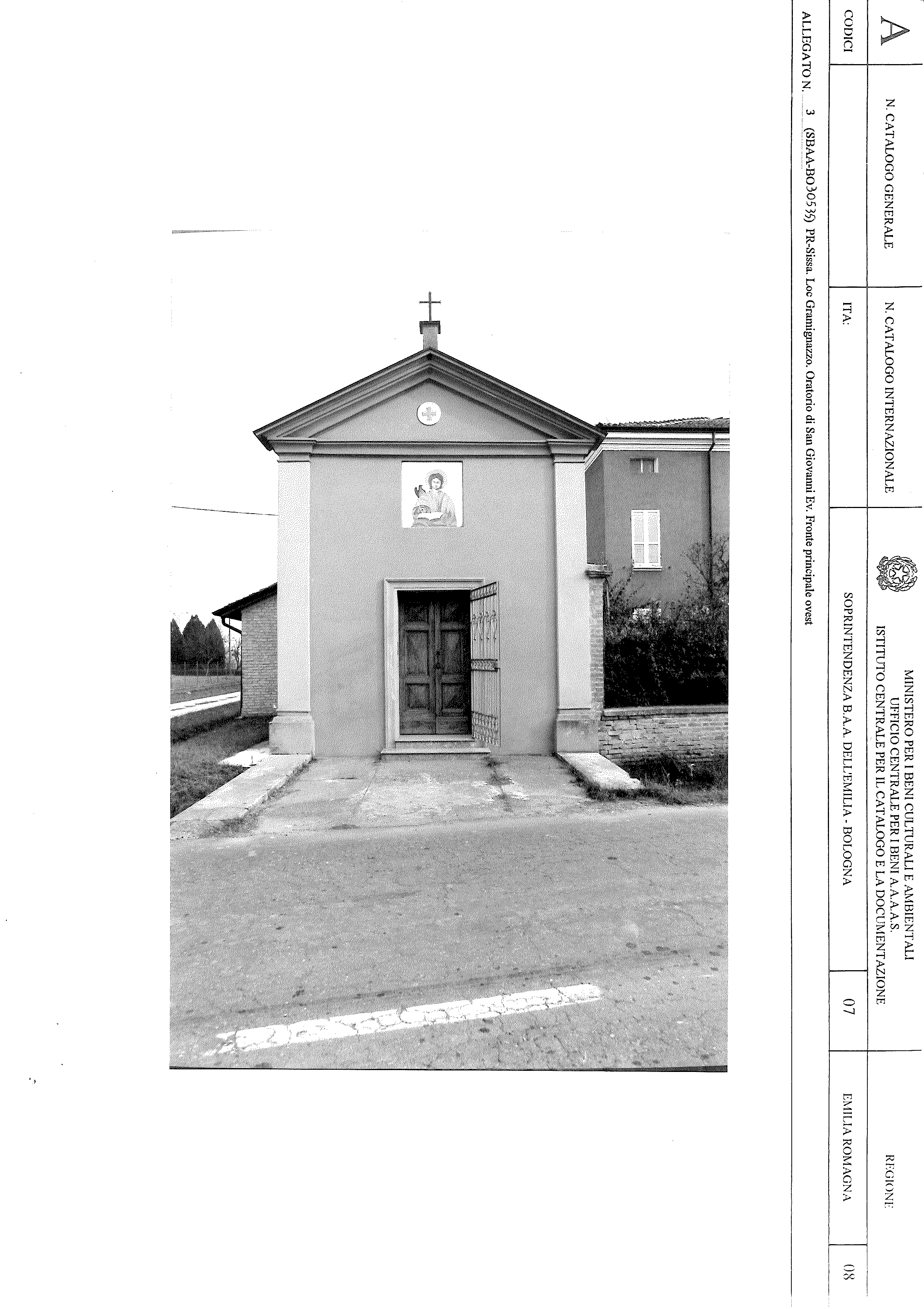 Oratorio di S. Giovanni Evangelista (oratorio, privato) - Sissa (PR) 