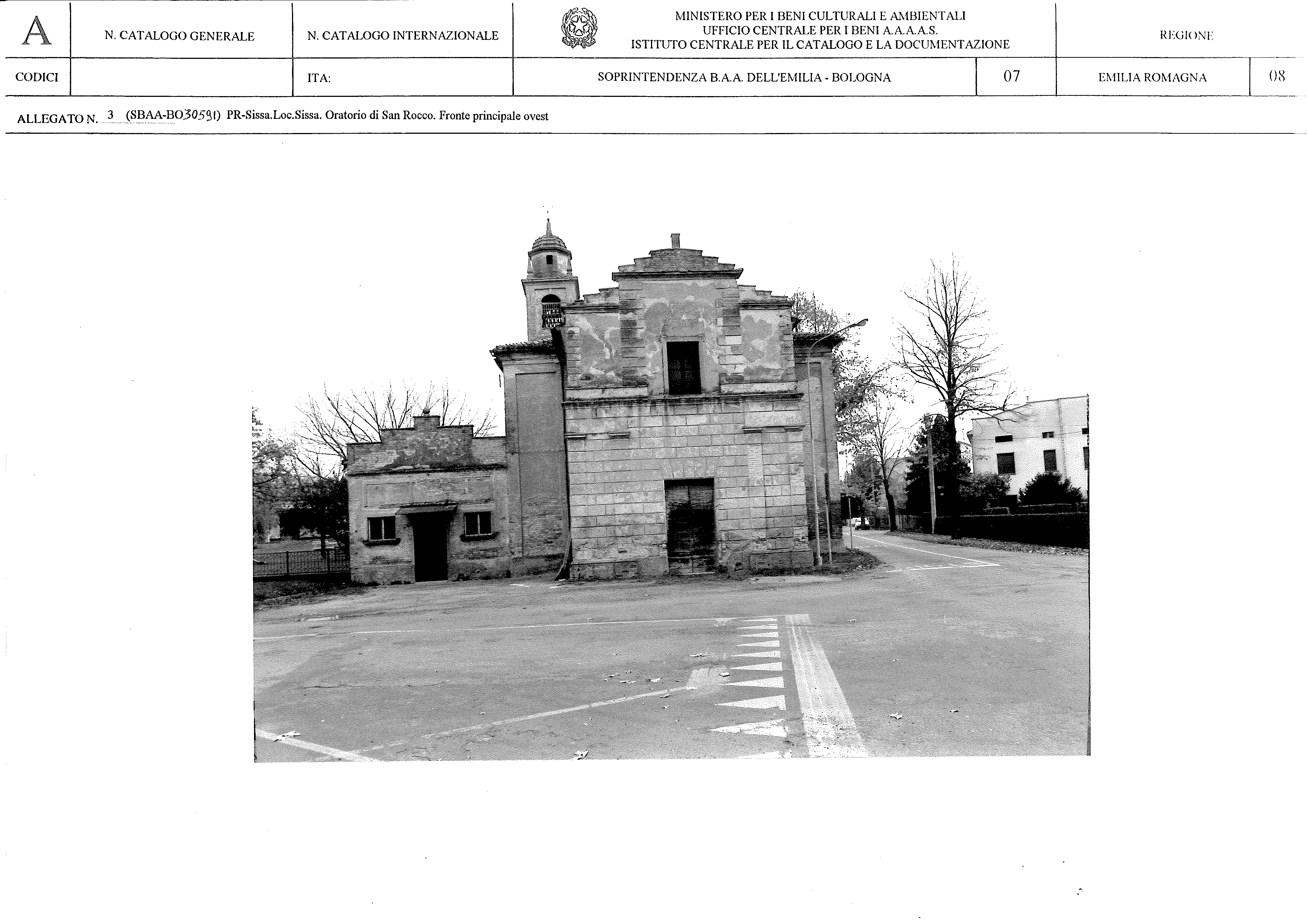 Oratorio di S. Rocco (oratorio) - Sissa (PR) 