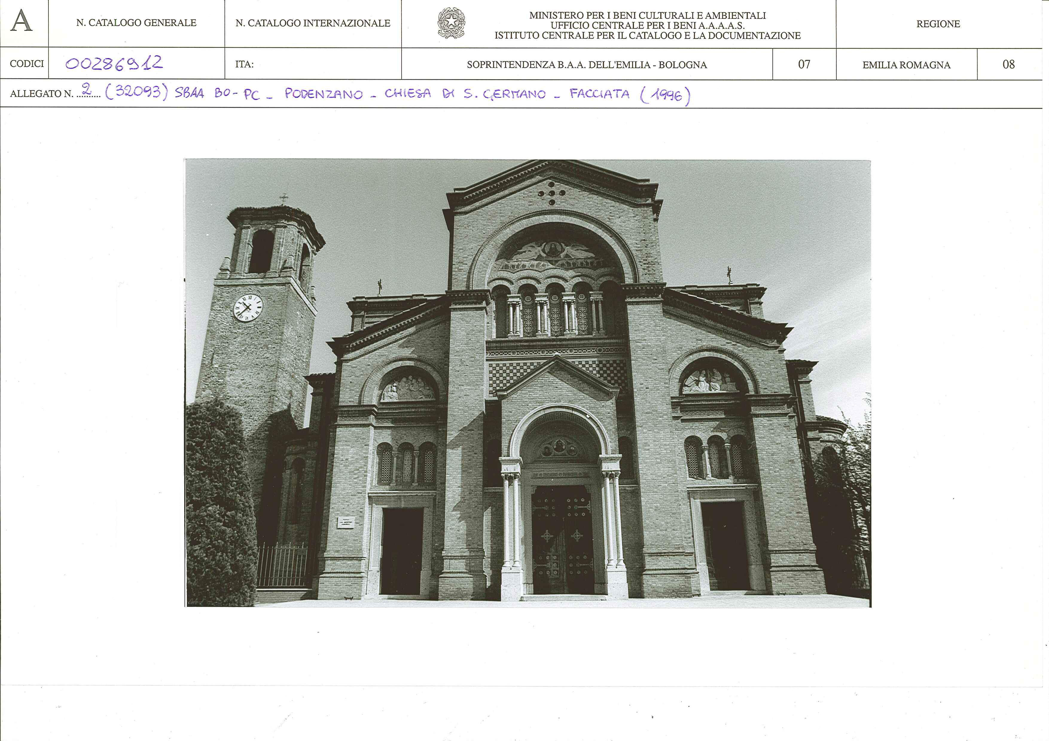 Chiesa di S. Germano (chiesa, parrocchiale) - Podenzano (PC) 