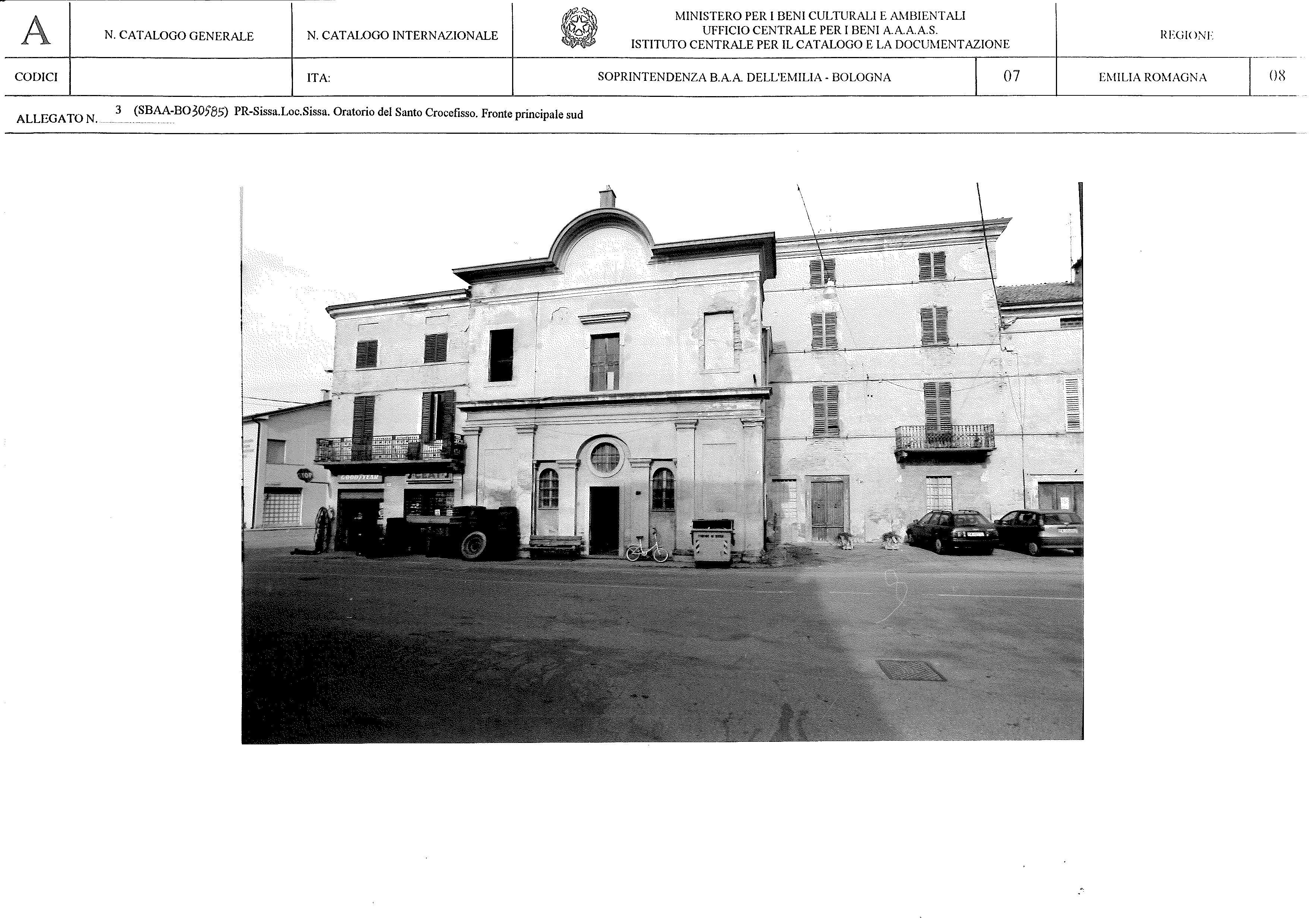 Oratorio del Ss. Crocifisso (oratorio) - Sissa (PR) 