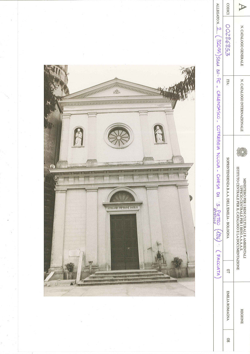 Chiesa di S. Pietro Apostolo (chiesa, parrocchiale) - Calendasco (PC) 