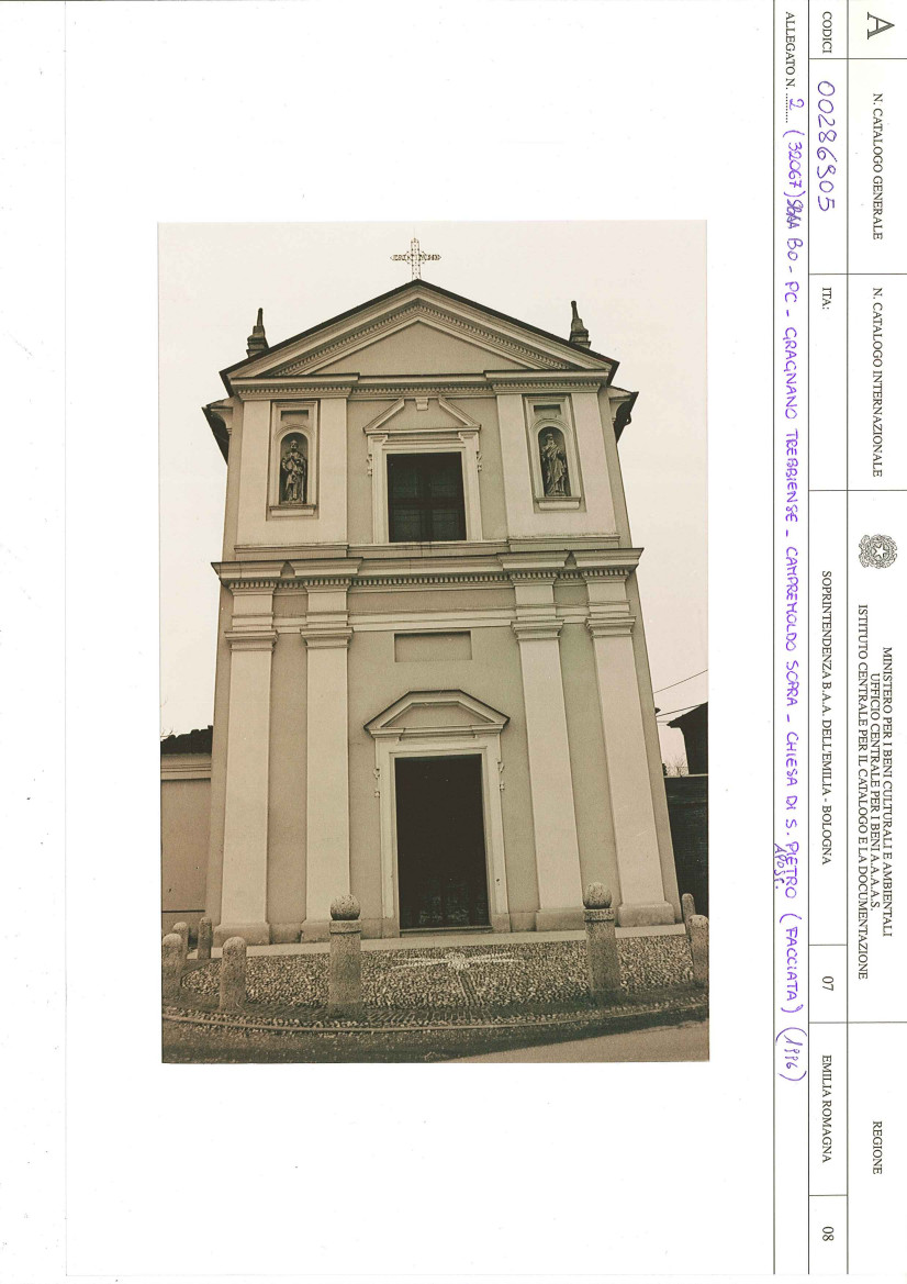 Chiesa di S. Pietro Apostolo (chiesa, parrocchiale) - Gragnano Trebbiense (PC) 