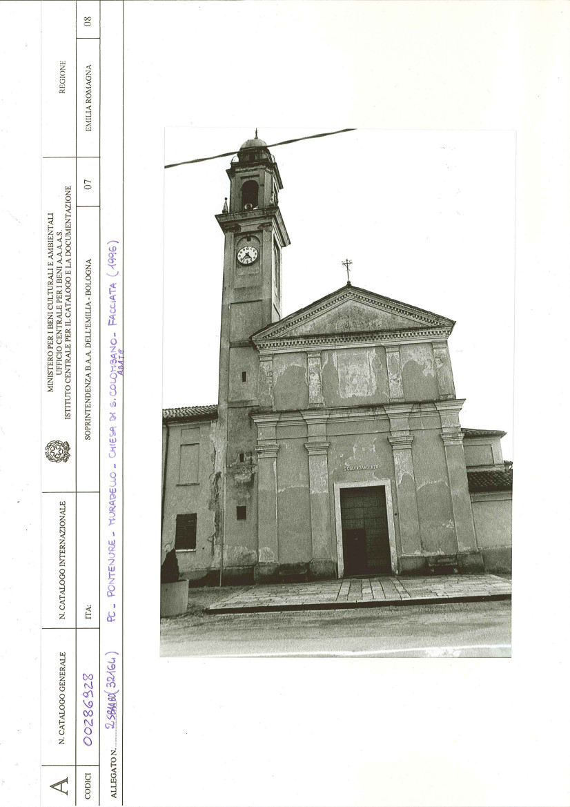 Chiesa di S. Colombano Abate (chiesa, parrocchiale) - Pontenure (PC) 