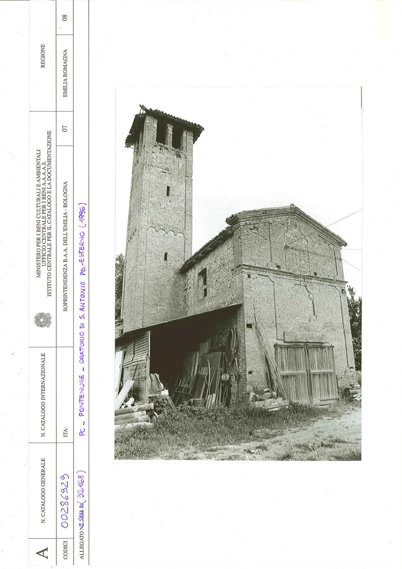 Oratorio di S. Antonio da Padova (oratorio) - Pontenure (PC) 