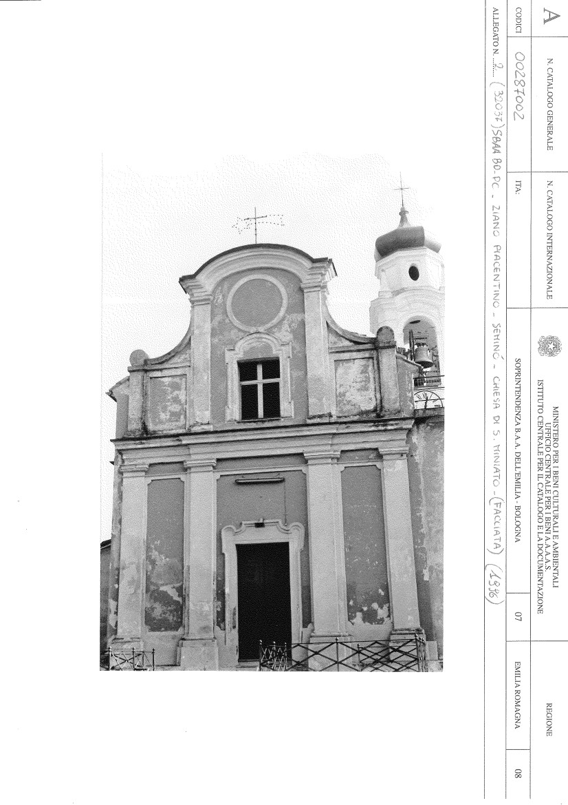 Chiesa di S. Miniato Martire (chiesa, parrocchiale) - Ziano Piacentino (PC) 