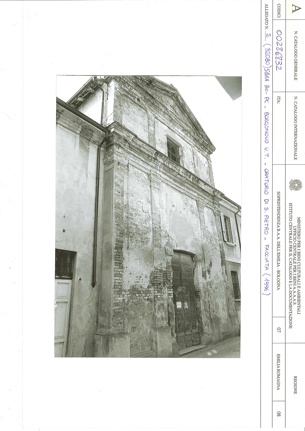 Oratorio di S. Pietro (oratorio) - Borgonovo Val Tidone (PC) 