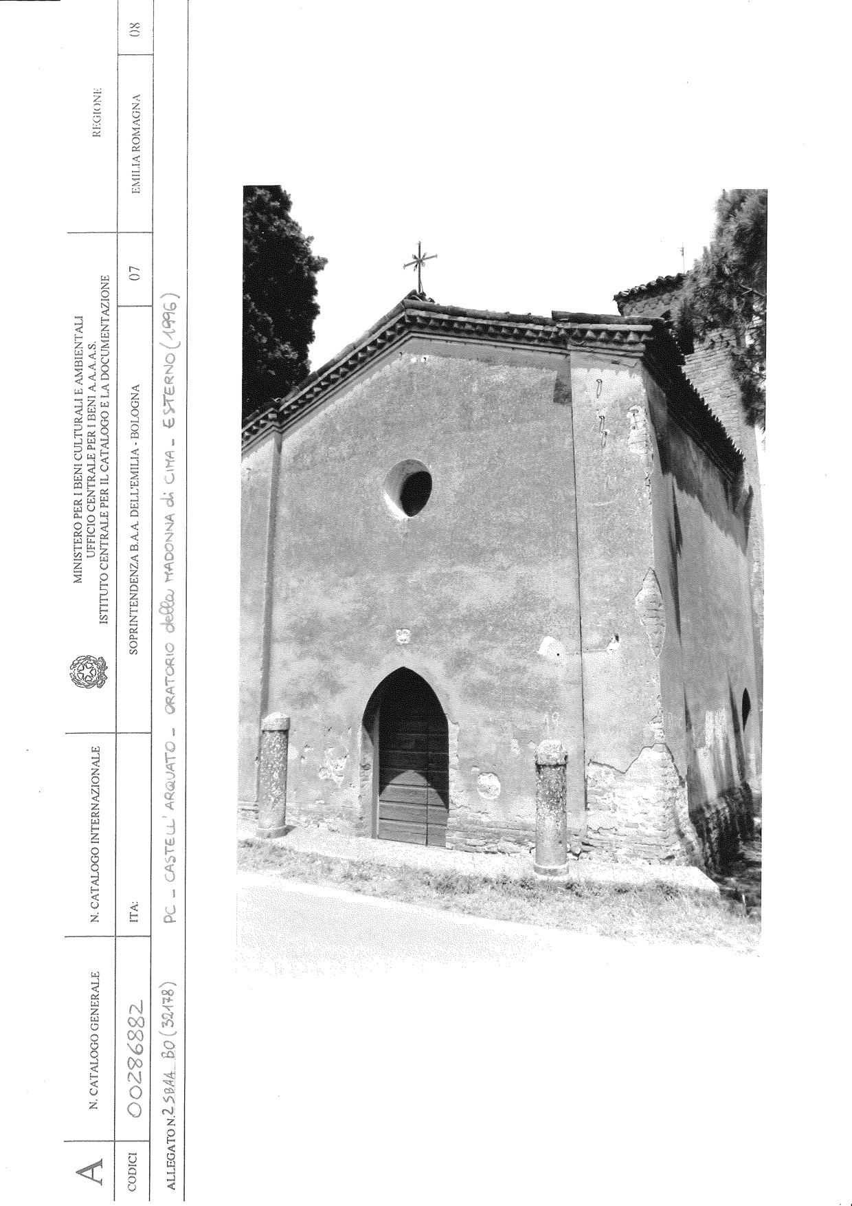 Oratorio della Madonna di Cima (oratorio) - Castell'Arquato (PC) 