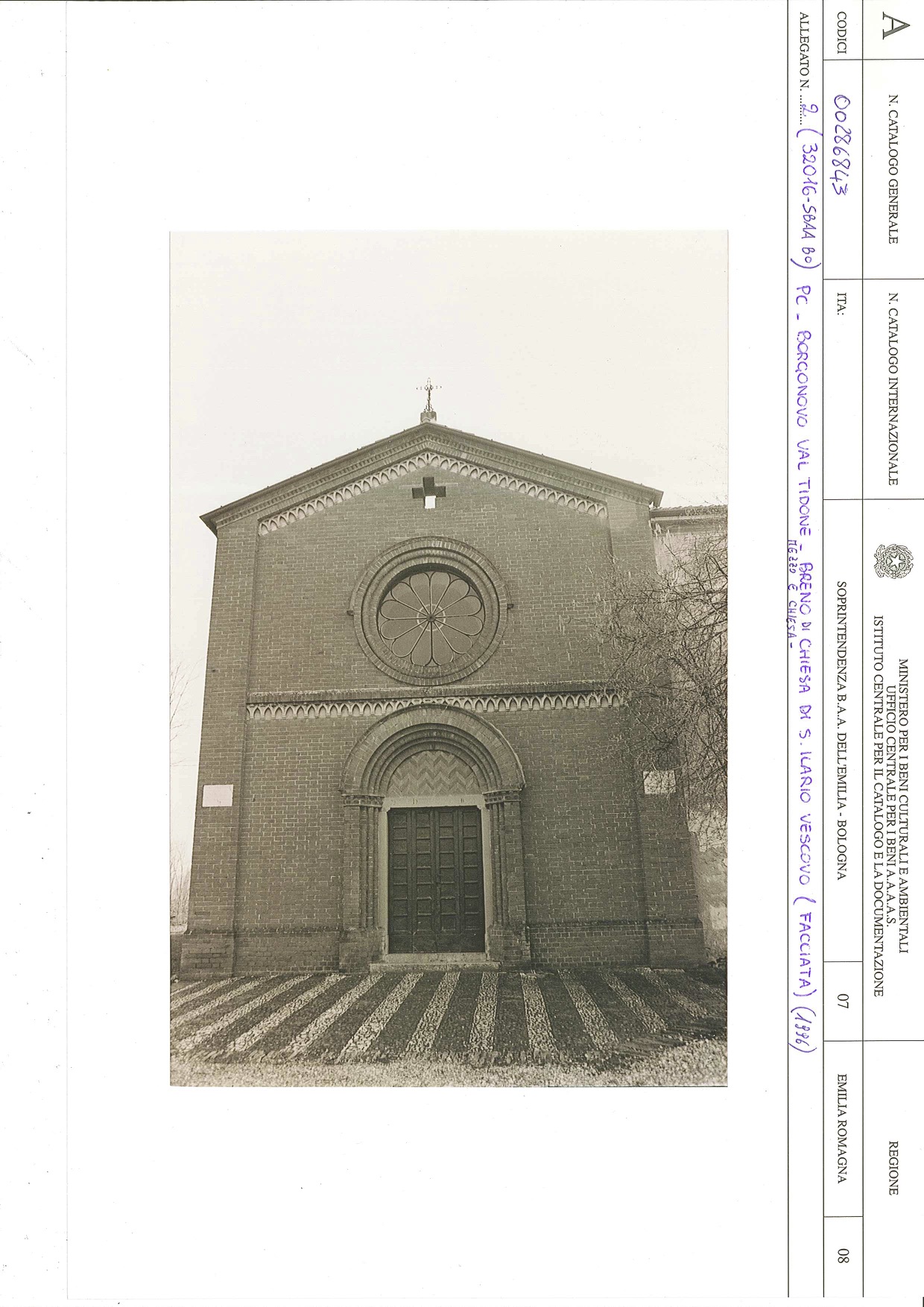 Chiesa di Sant'Ilario Vescovo (chiesa, parrocchiale) - Borgonovo Val Tidone (PC) 