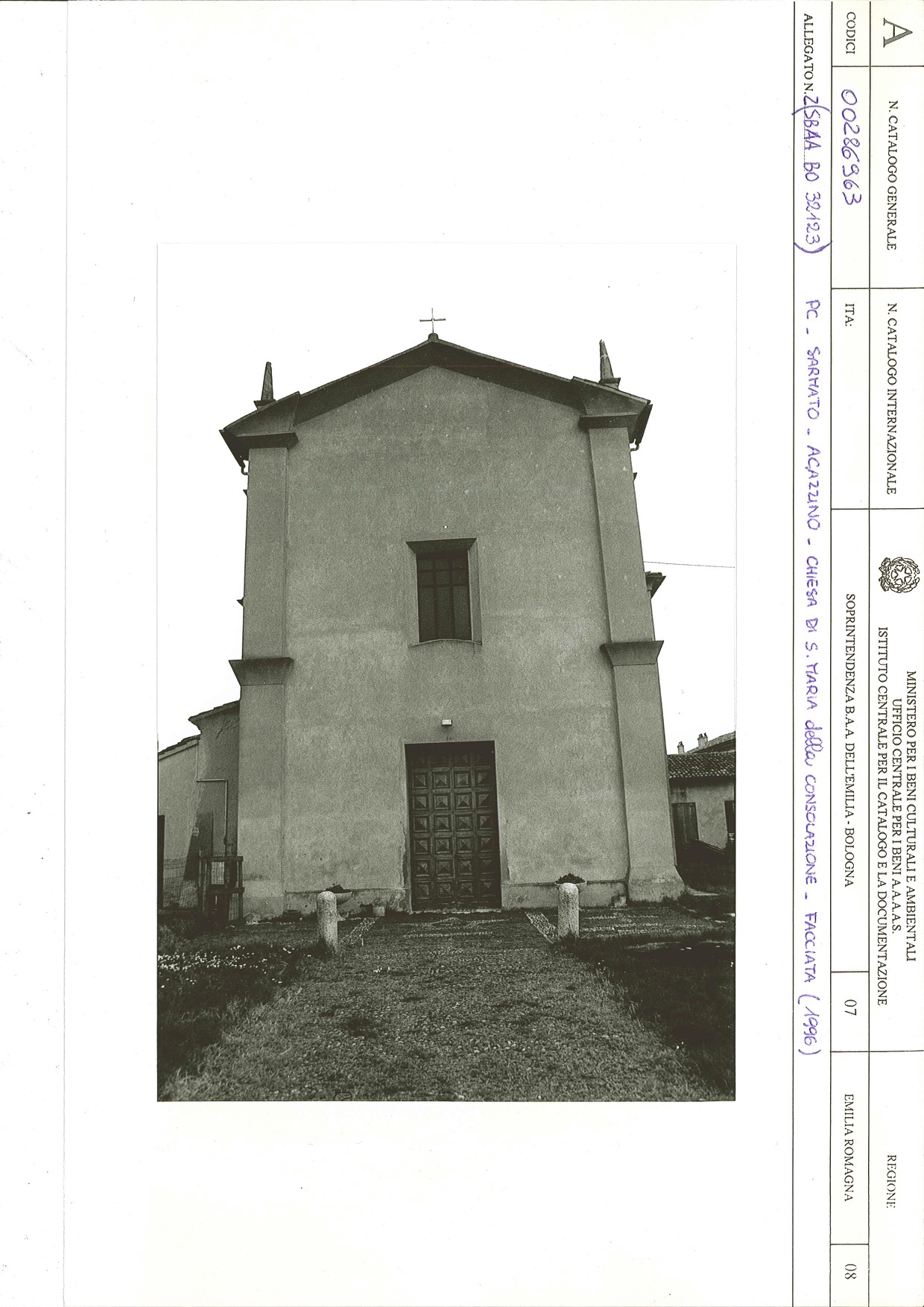 Chiesa di S. Maria della Consolazione (chiesa, parrocchiale) - Sarmato (PC) 