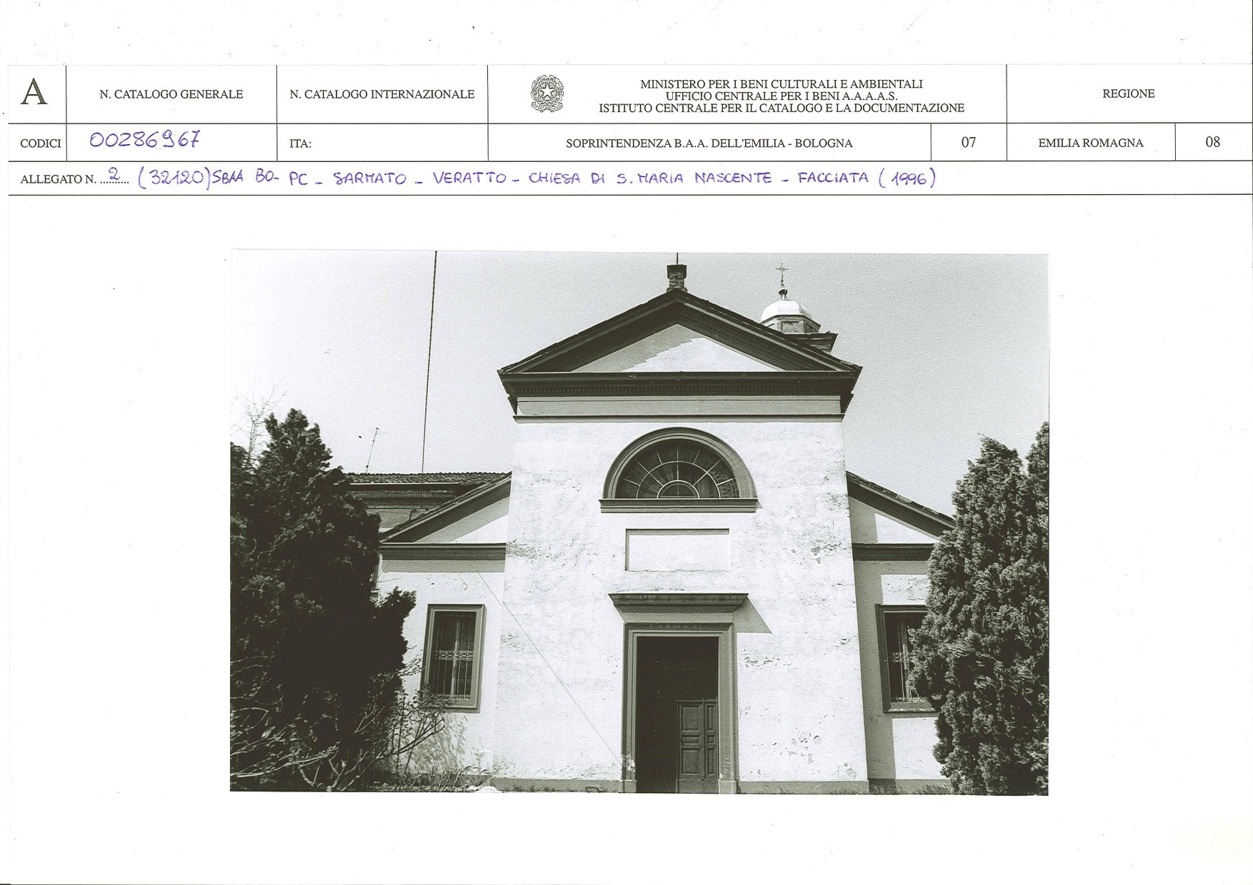 Chiesa di S. Maria Nascente (chiesa) - Sarmato (PC) 