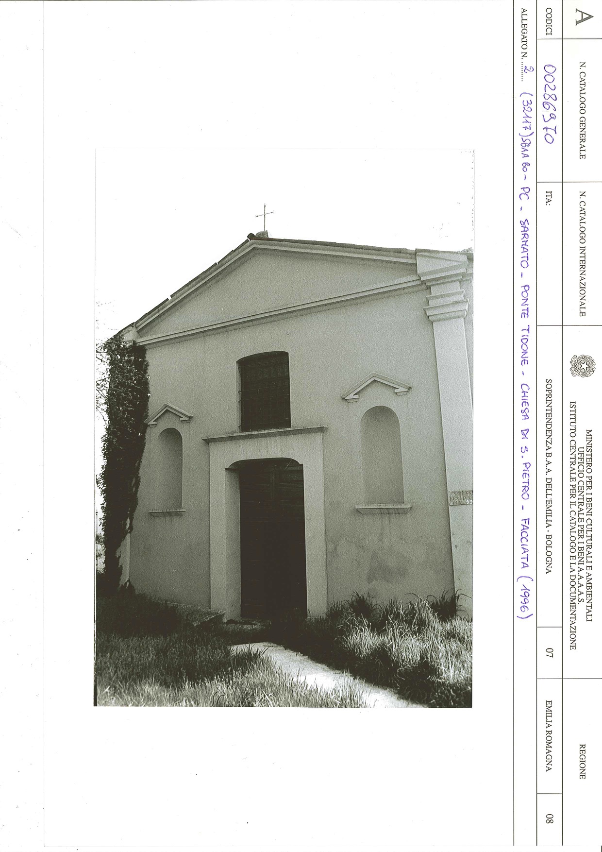 Chiesa dei SS. Pietro e Corrado (chiesa) - Sarmato (PC) 