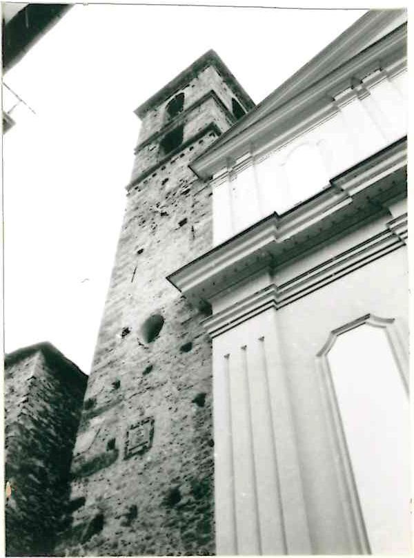 Campanile della Chiesa Parrocchiale di S. Lorenzo (campanile) - Molini di Triora (IM)  (XV)