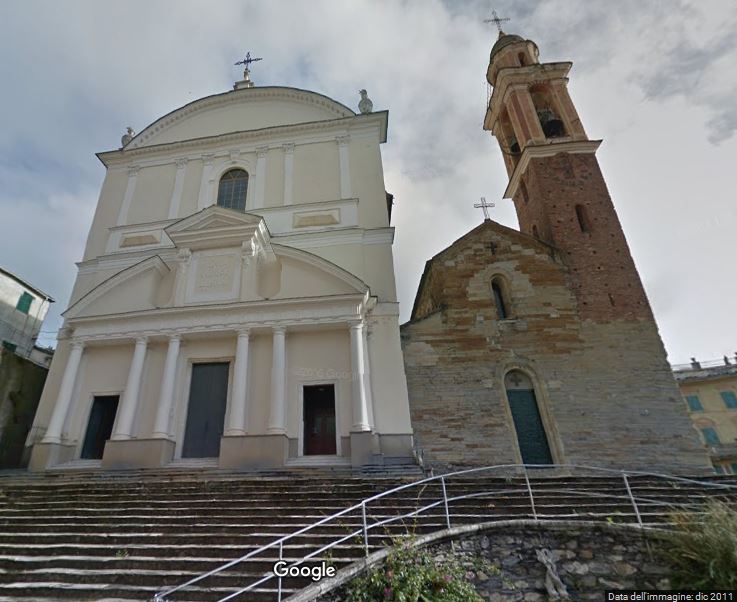 Chiesa di S. Ambrogio (romanica) (chiesa, parrocchiale) - Uscio (GE)  (XII)