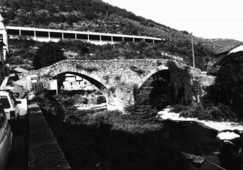 Ponte Arco di Vecchio sul torrente Impero (ponte) - Borgomaro (IM)  (XII)