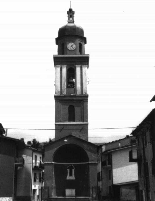 Campanile dell'ex chiesa di S. Carlo Borromeo (torre, nolare) - Borghetto di Vara (SP)  (XVIII)