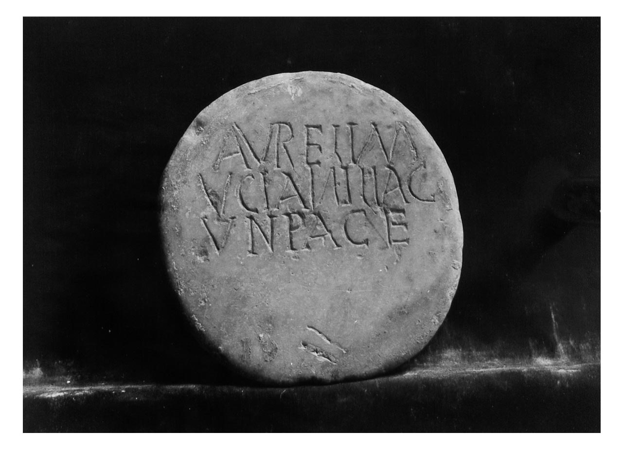 iscrizione funeraria - produzione tardoantica (secc. IV-VI d.C)