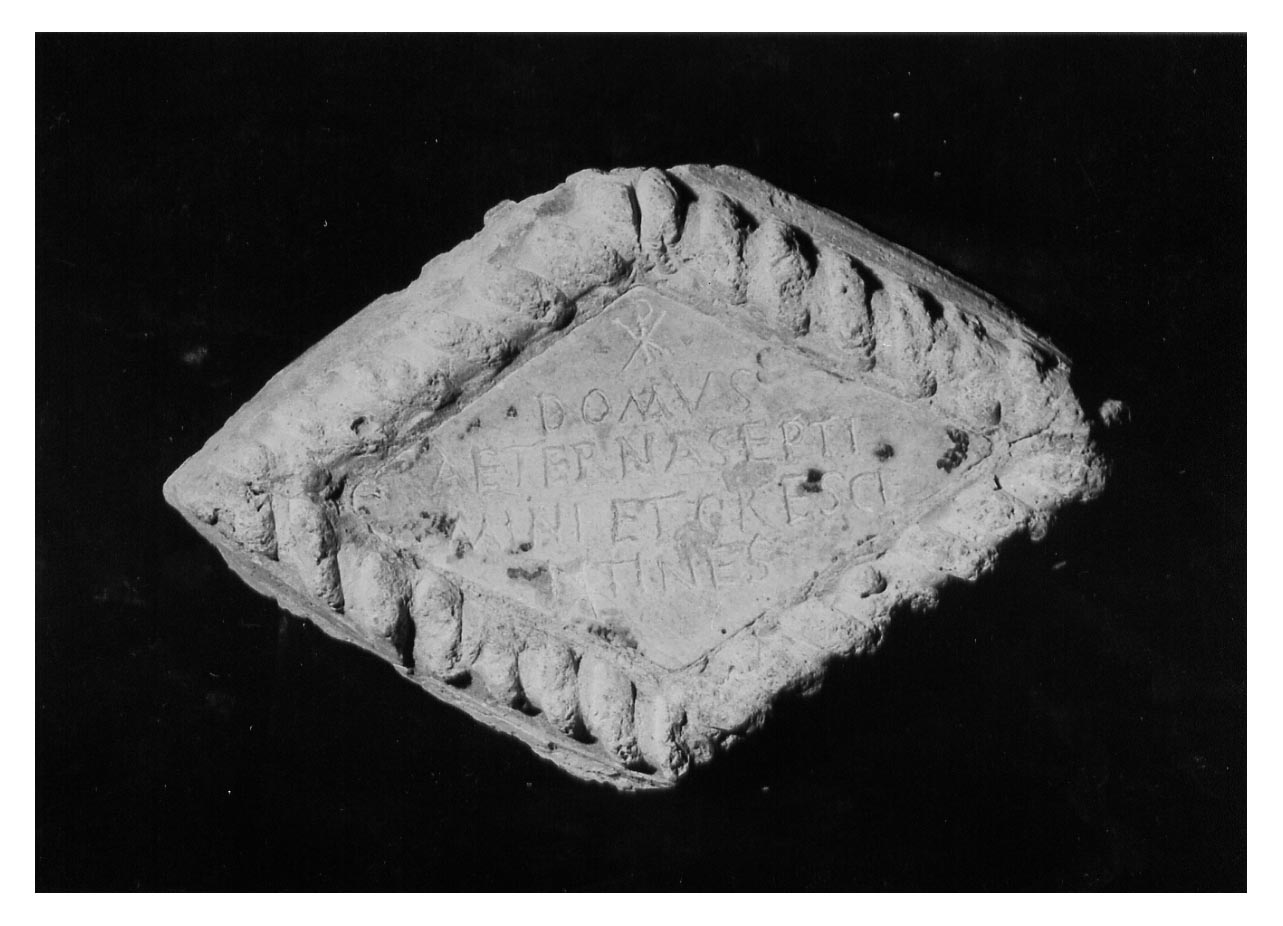 iscrizione funeraria - produzione tardoantica (secc. IV-V d.C)