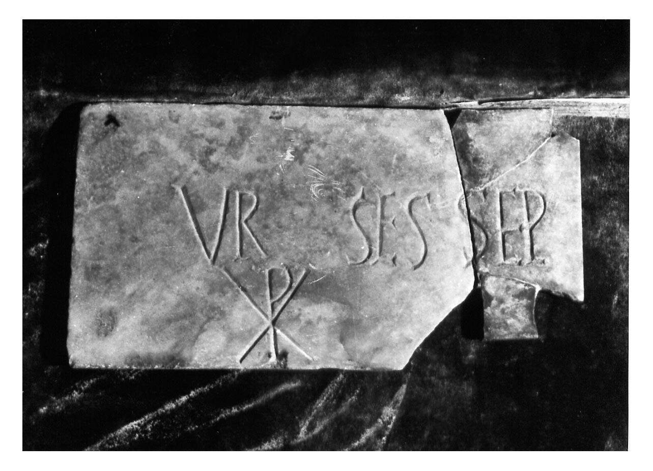 iscrizione funeraria - produzione tardoantica (secc. IV-V d.C)