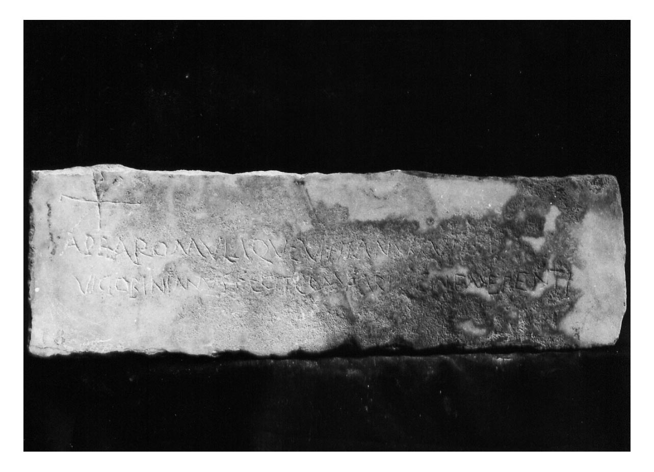 iscrizione funeraria - produzione tardoantica (secc. IV-V d.C)