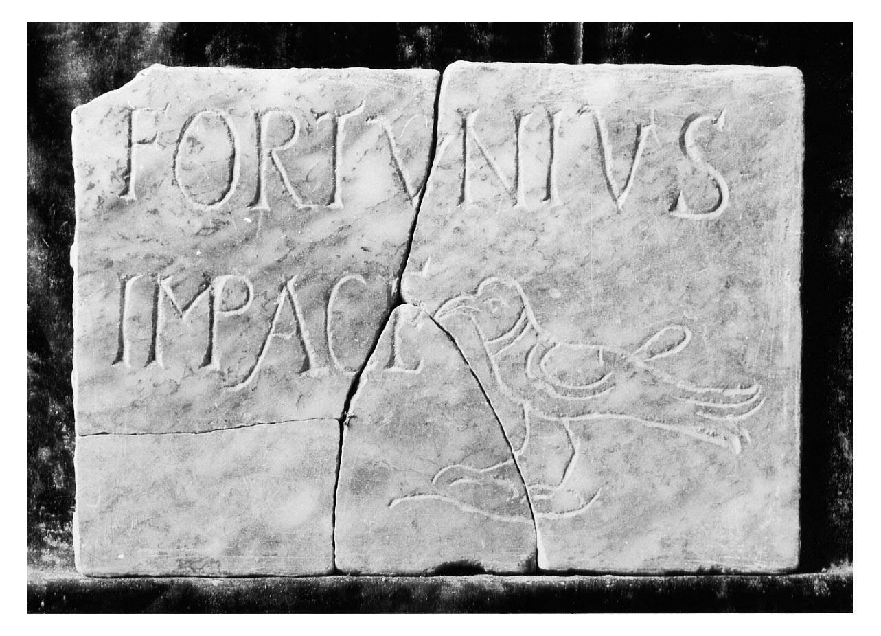 iscrizione funeraria - produzione tardoantica (sec. V d.C)