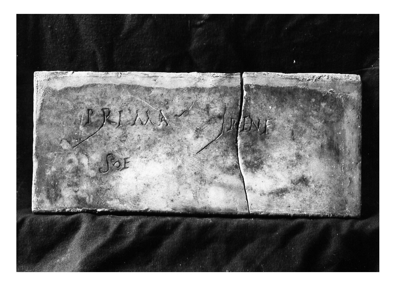 iscrizione funeraria - produzione tardoantica (secc. III-IV d.C)